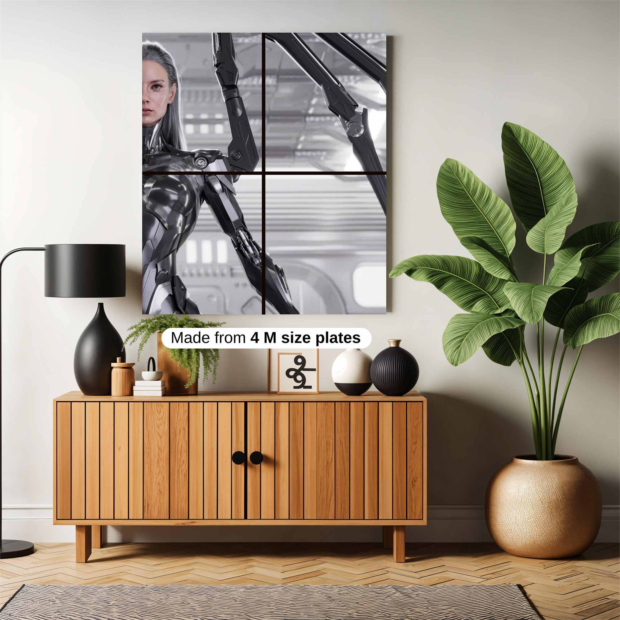 Cyborg Elegance Safe Wall Magnetic / M