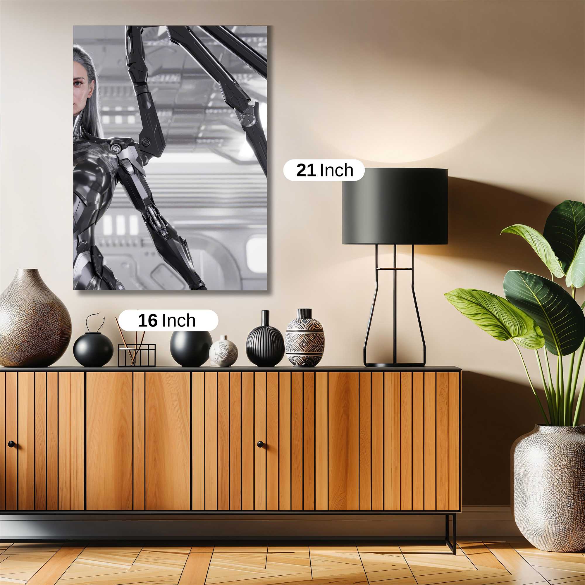 Cyborg Elegance Safe Wall Magnetic / M