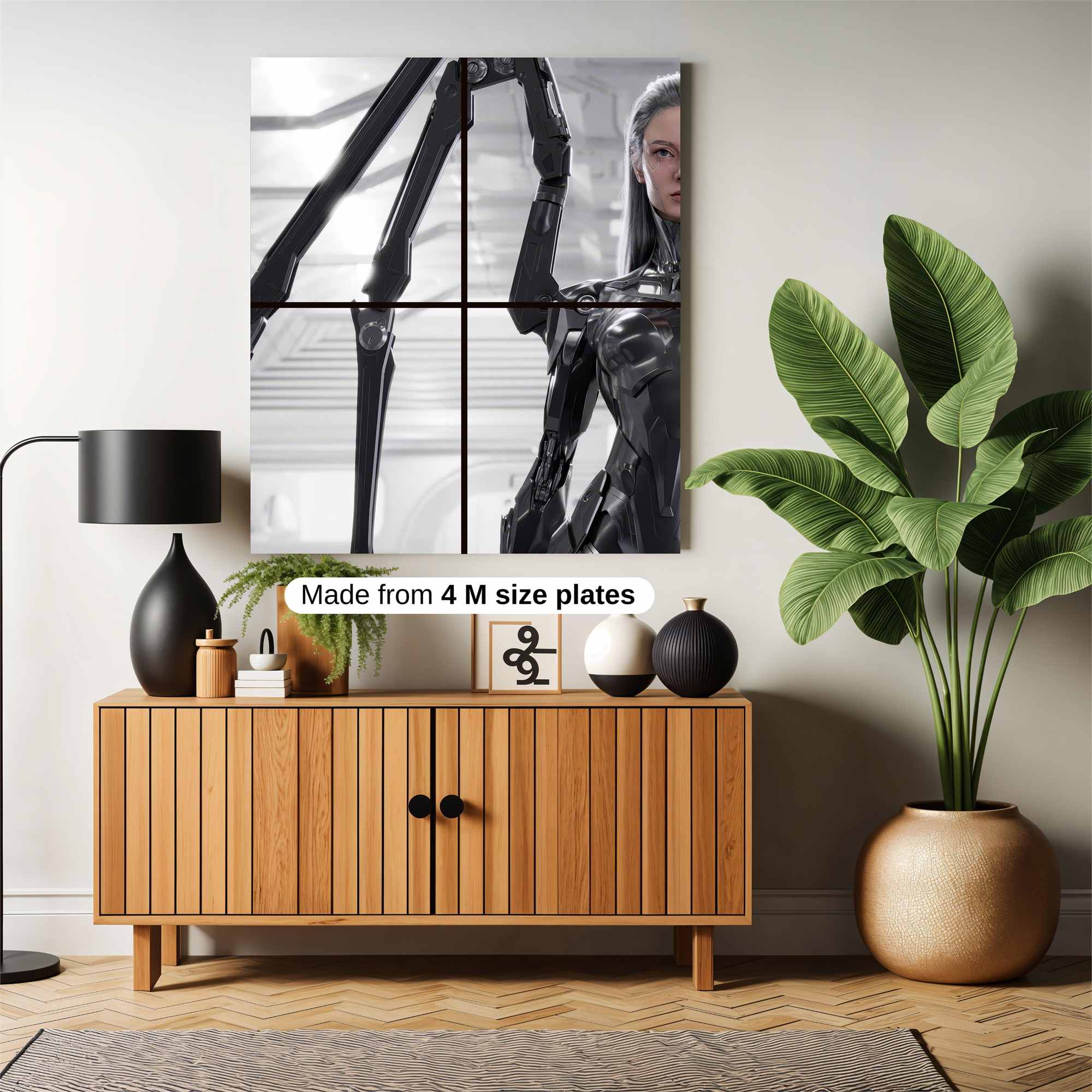 Cyborg Elegance Safe Wall Magnetic / M