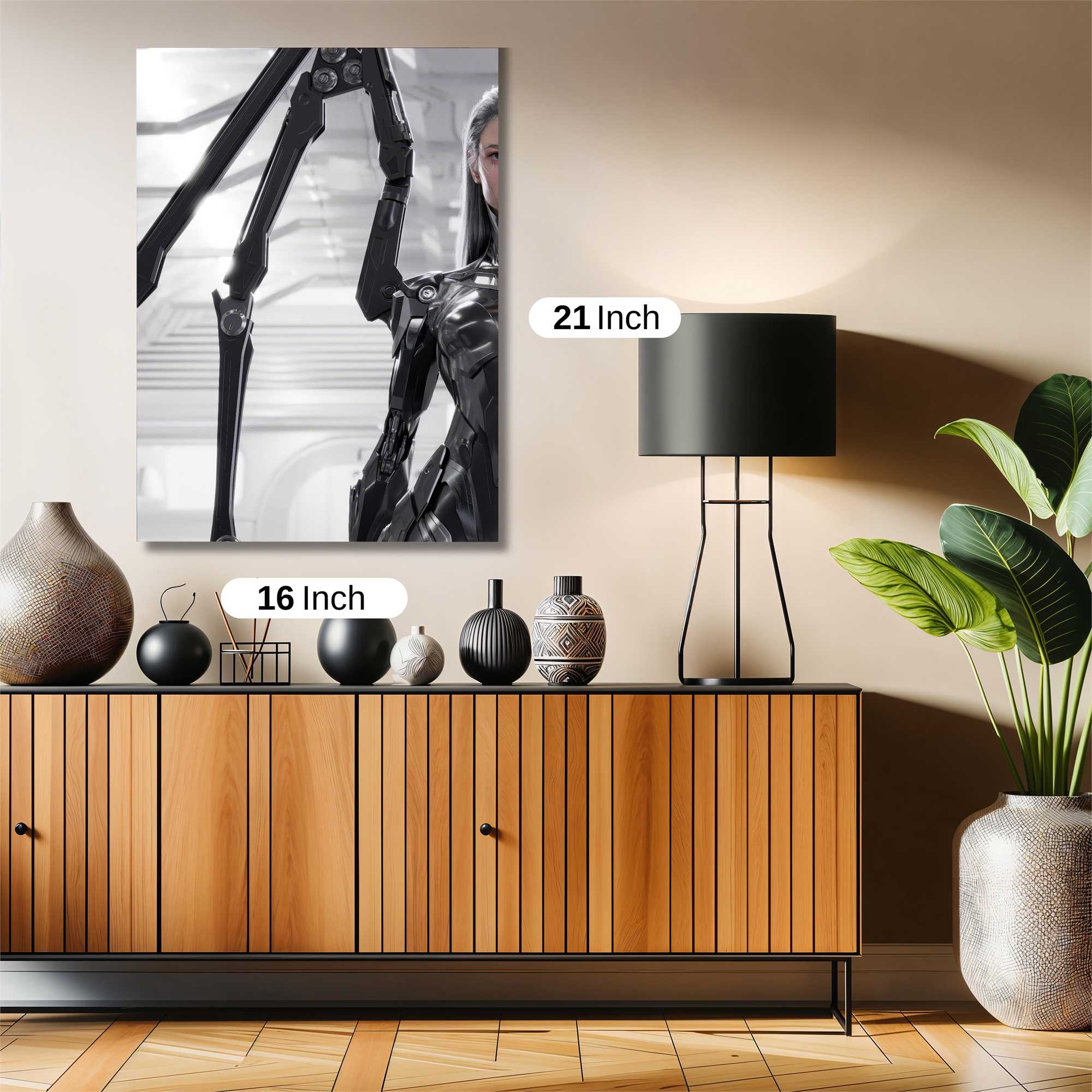 Cyborg Elegance Safe Wall Magnetic / M