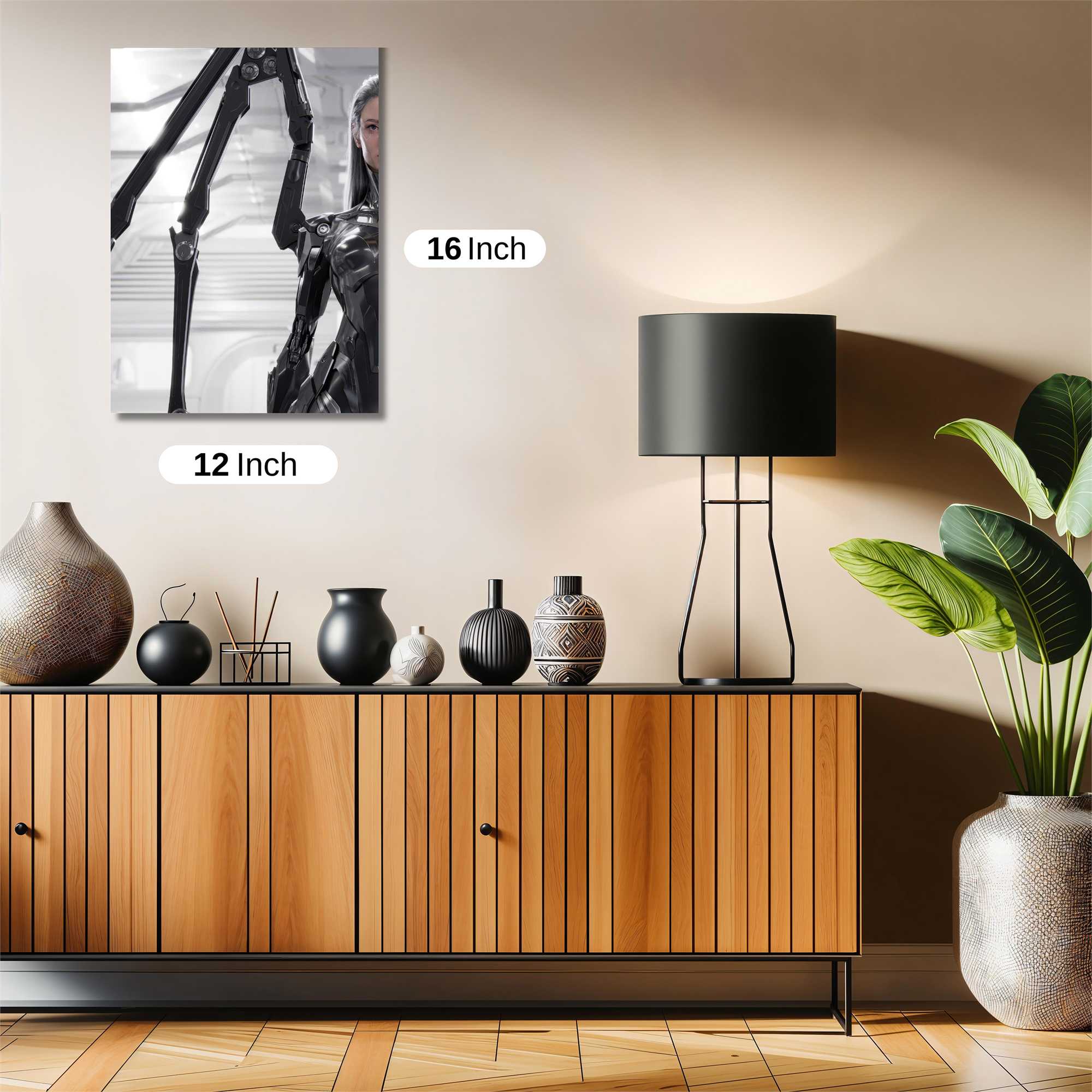 Cyborg Elegance Safe Wall Magnetic / M