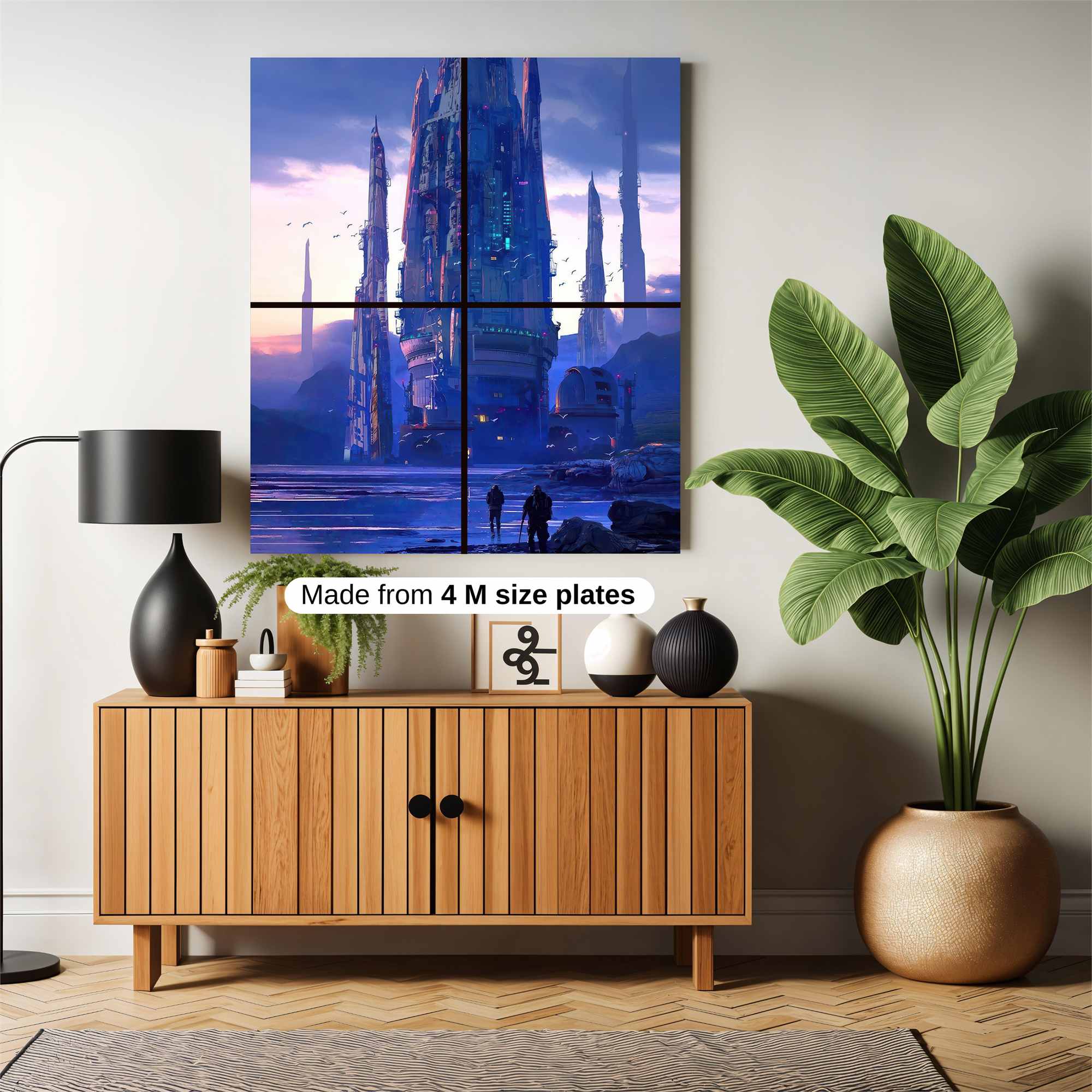 Futuristic Reverie Safe Wall Magnetic / M