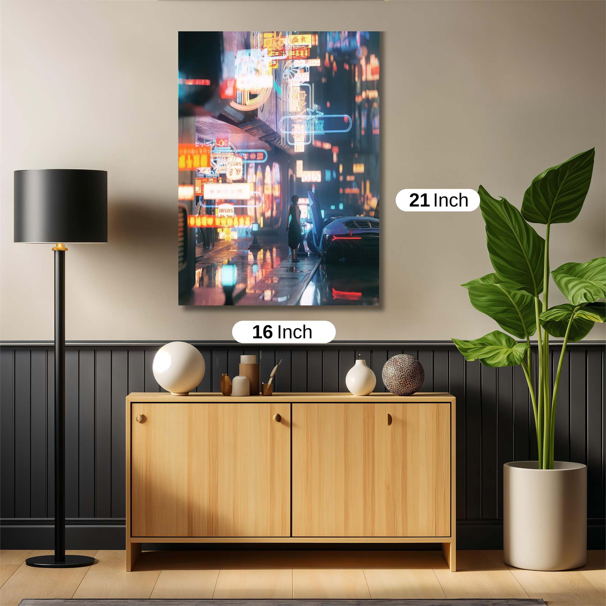 Neon Reverie Safe Wall Magnetic / M