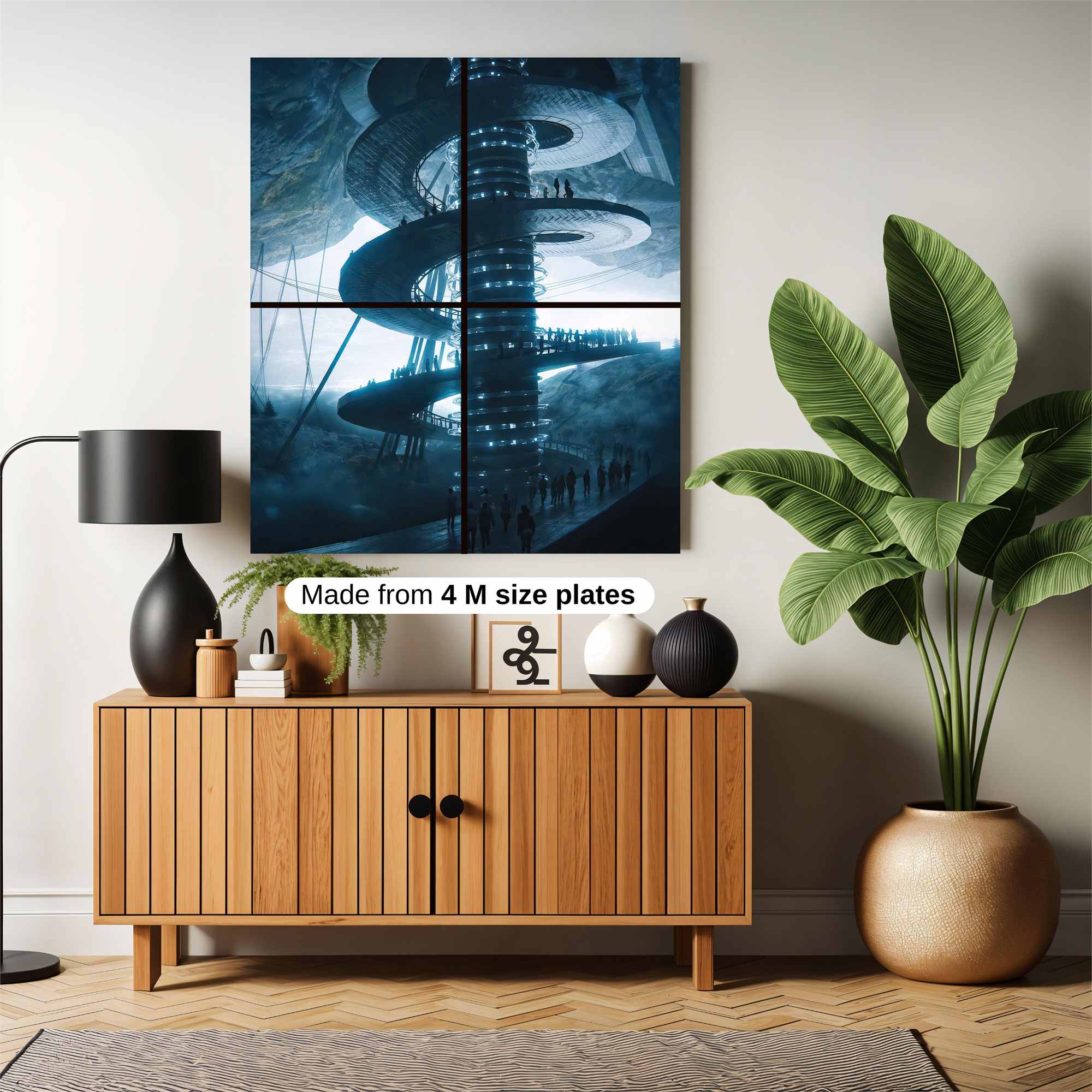 Spiral Ascent Safe Wall Magnetic / M