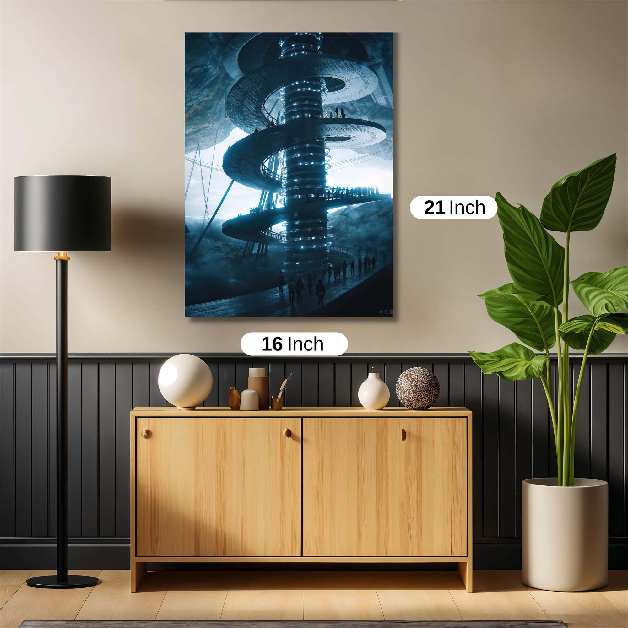 Spiral Ascent Safe Wall Magnetic / M