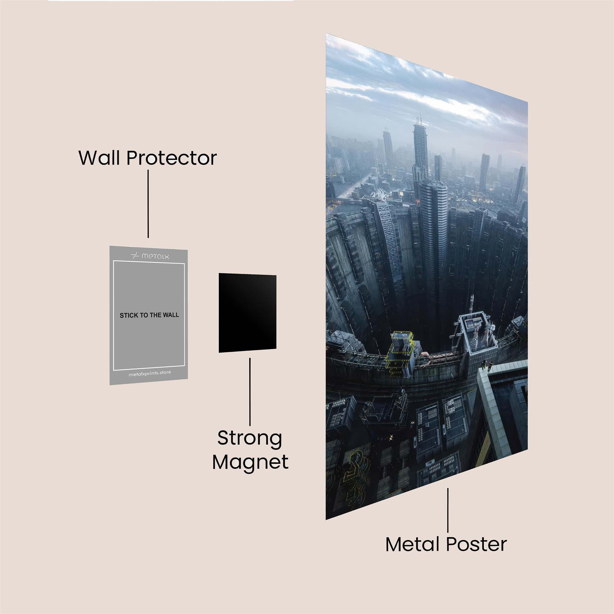 Abyssal Urbanity Safe Wall Magnetic / M