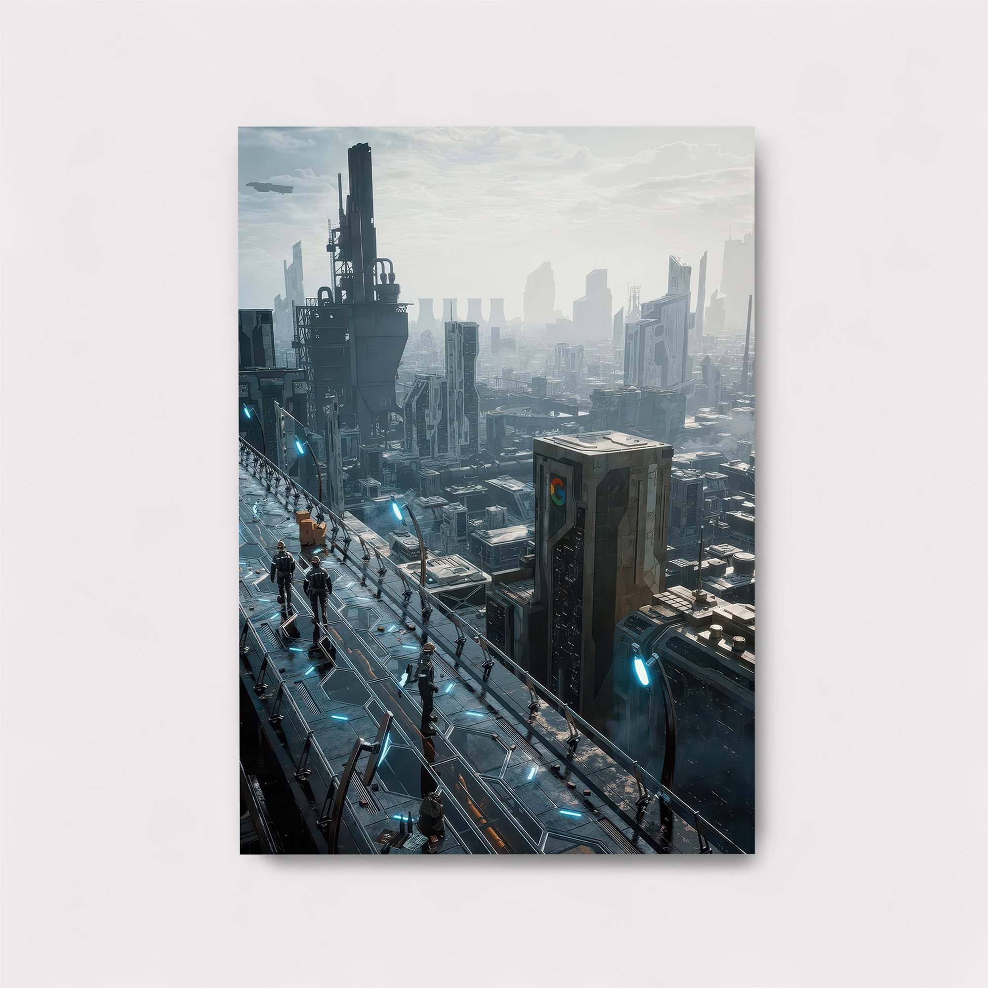 Futuristic Visionscape Safe Wall Magnetic / M