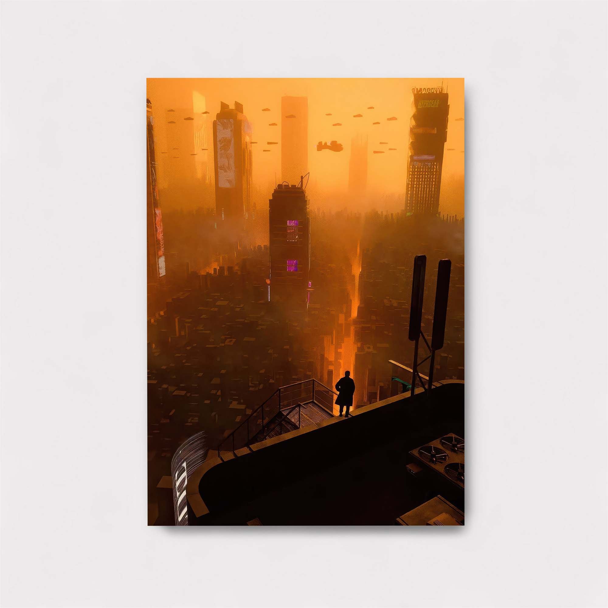 Cyberpunk Dystopia Safe Wall Magnetic / M