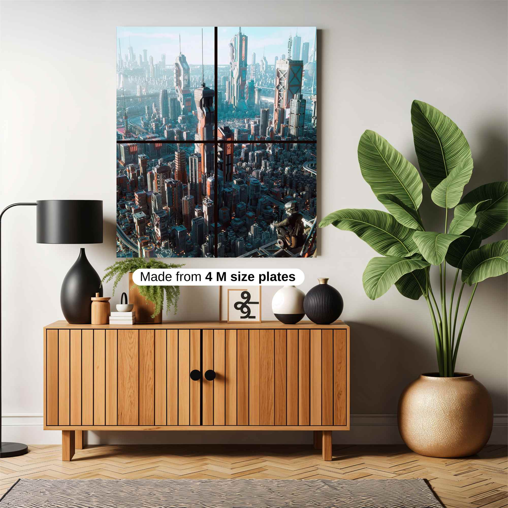 Futuristic Hub Safe Wall Magnetic / M