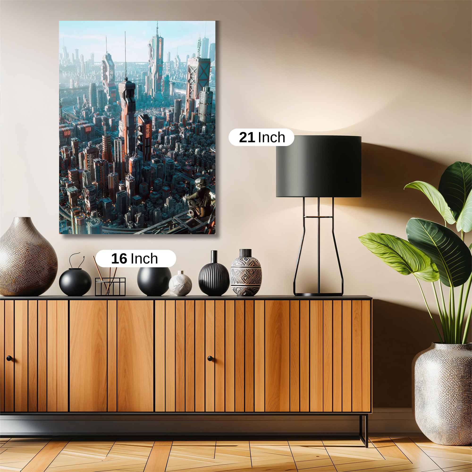 Futuristic Hub Safe Wall Magnetic / M