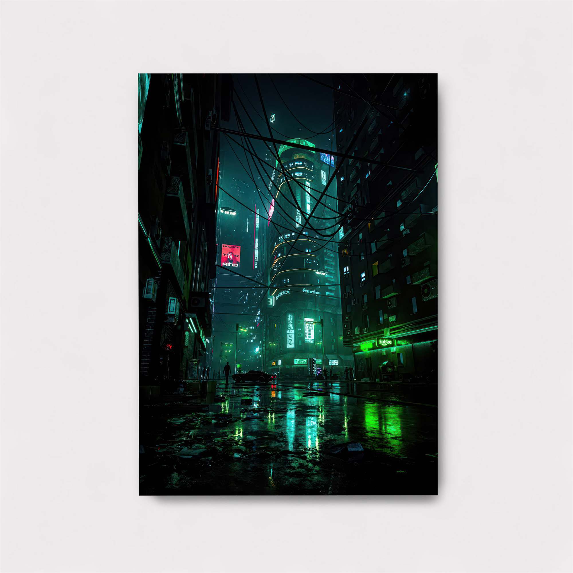 Neon Serenity Safe Wall Magnetic / M