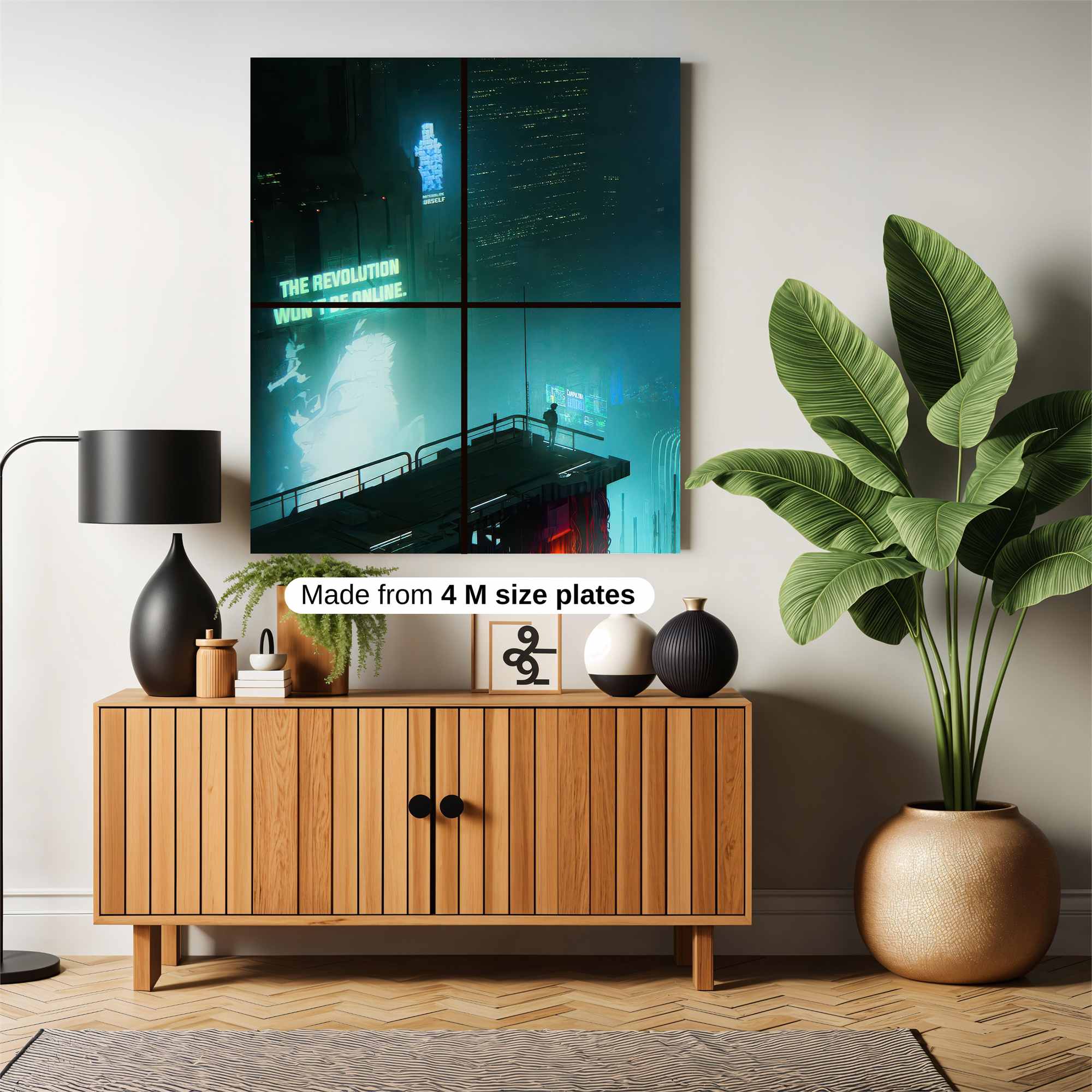 Neon Serenity Safe Wall Magnetic / M