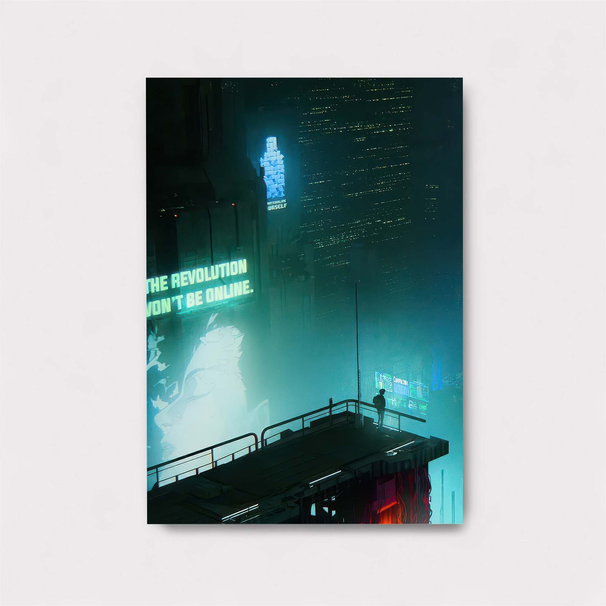 Neon Serenity Safe Wall Magnetic / M