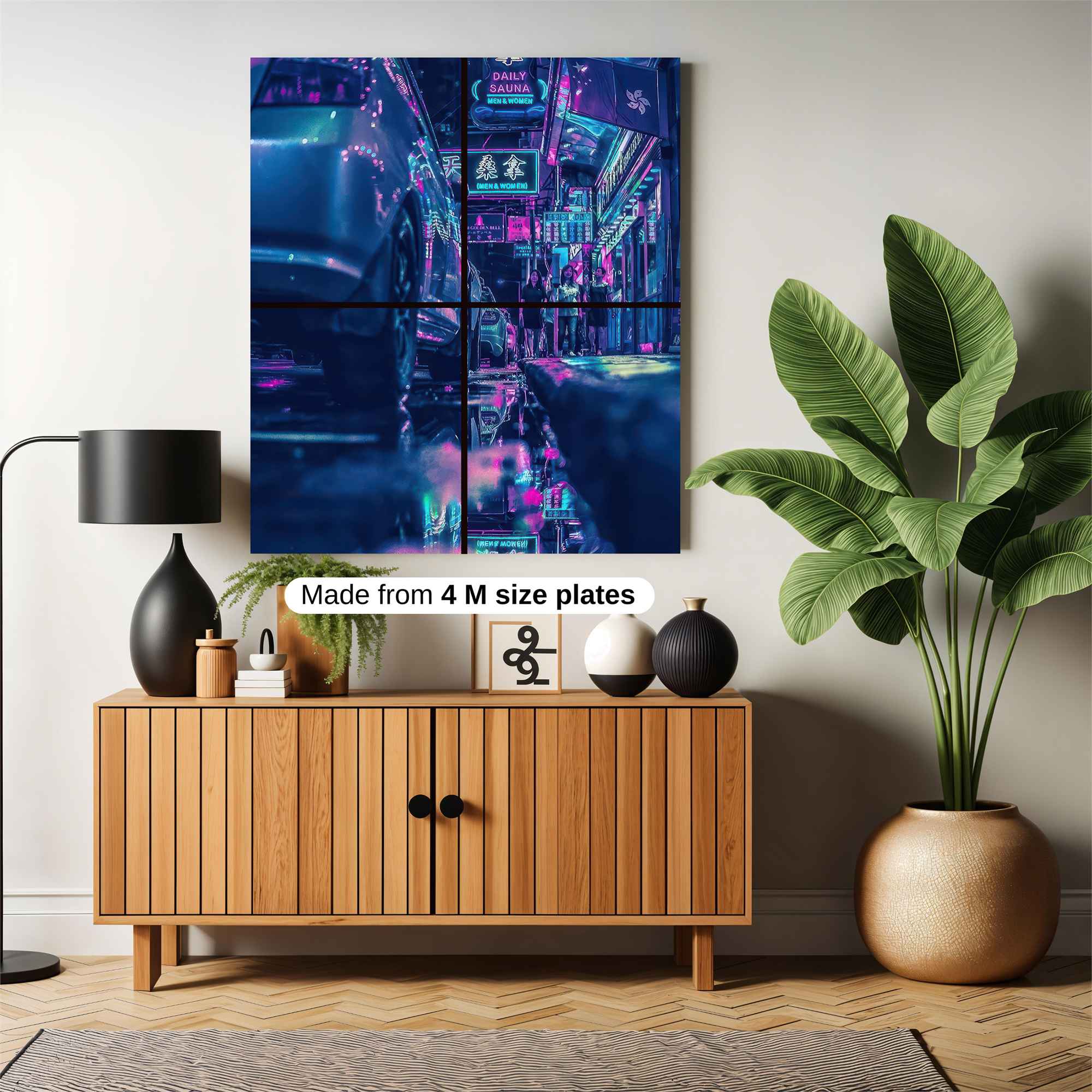 Neon Serenity Safe Wall Magnetic / M