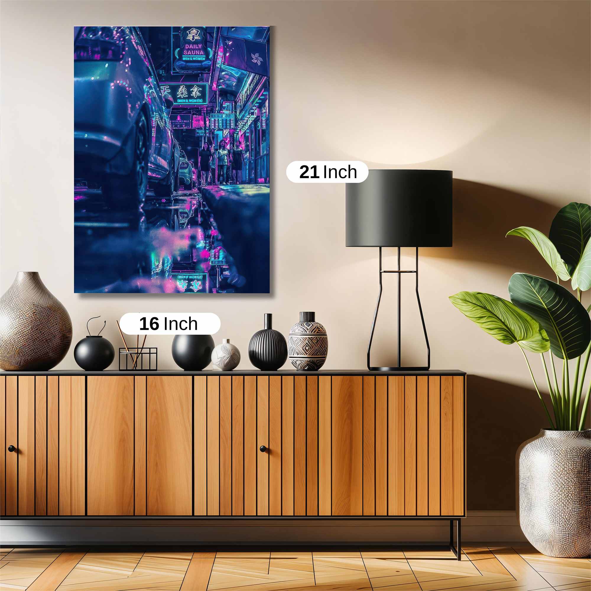 Neon Serenity Safe Wall Magnetic / M