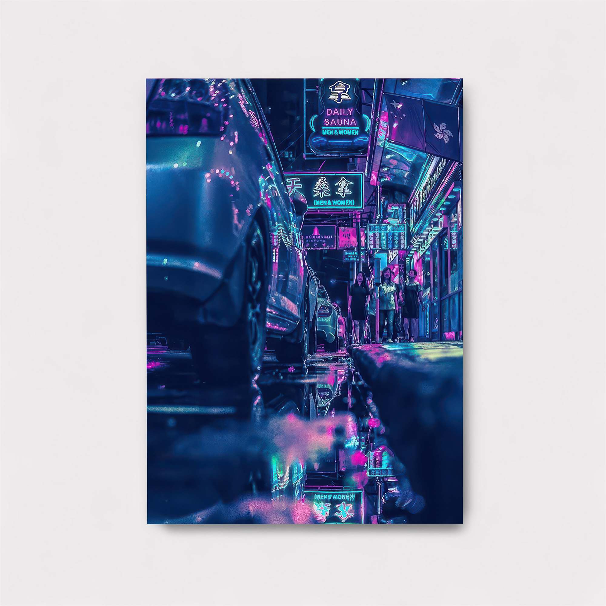 Neon Serenity Safe Wall Magnetic / M