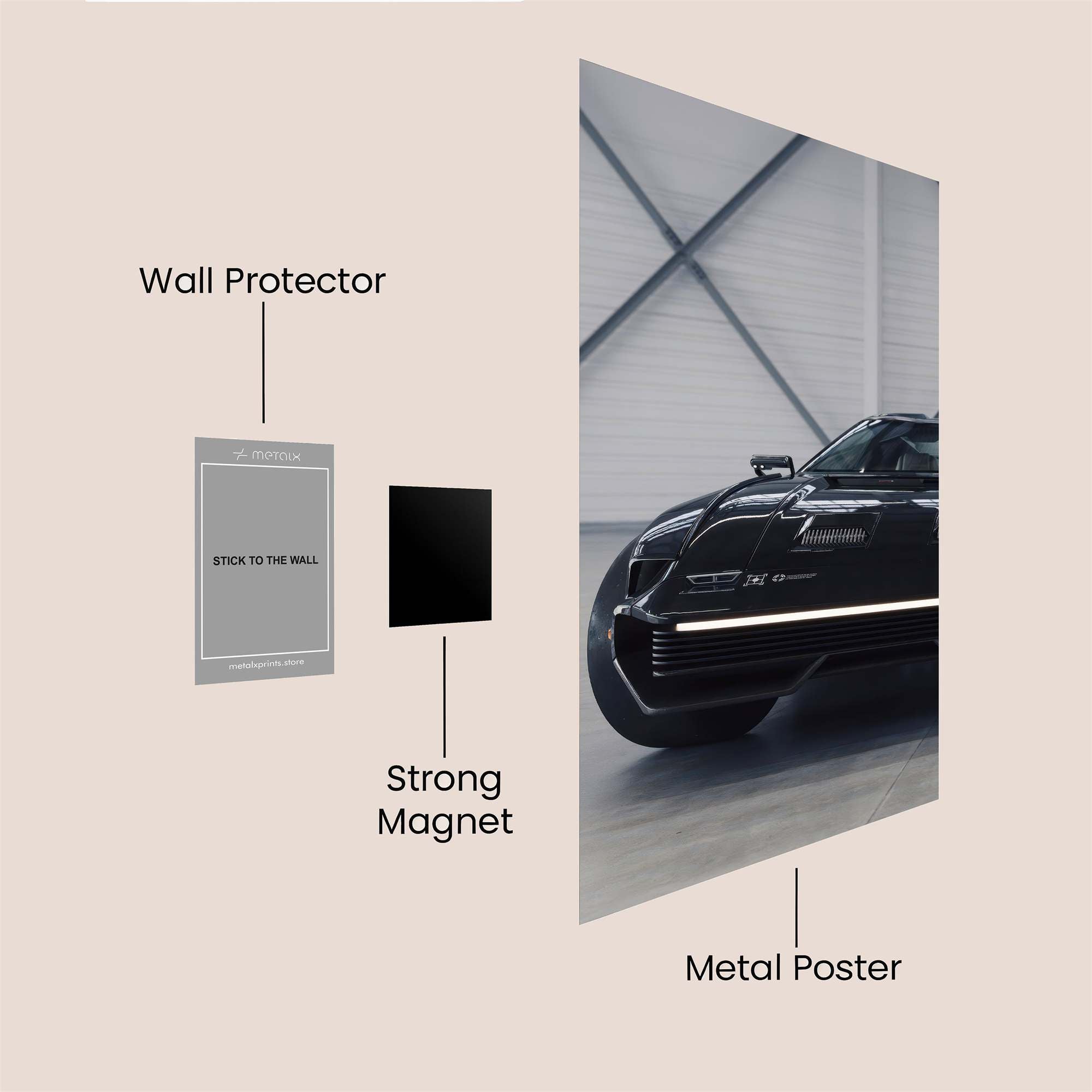 Lamborghini Elegance Safe Wall Magnetic / M