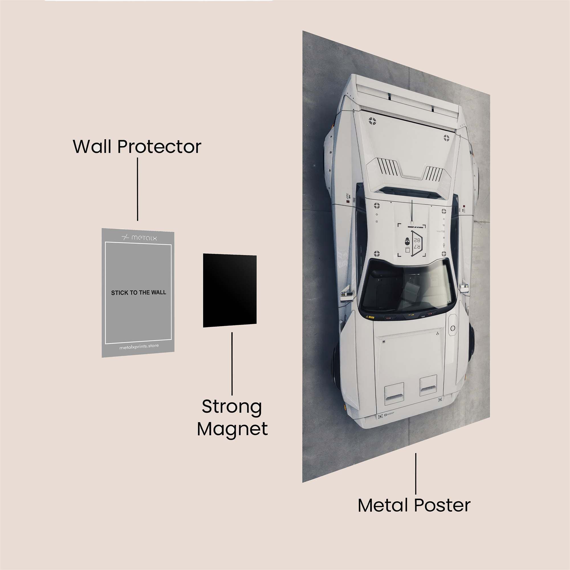 Cyber Muse Safe Wall Magnetic / M