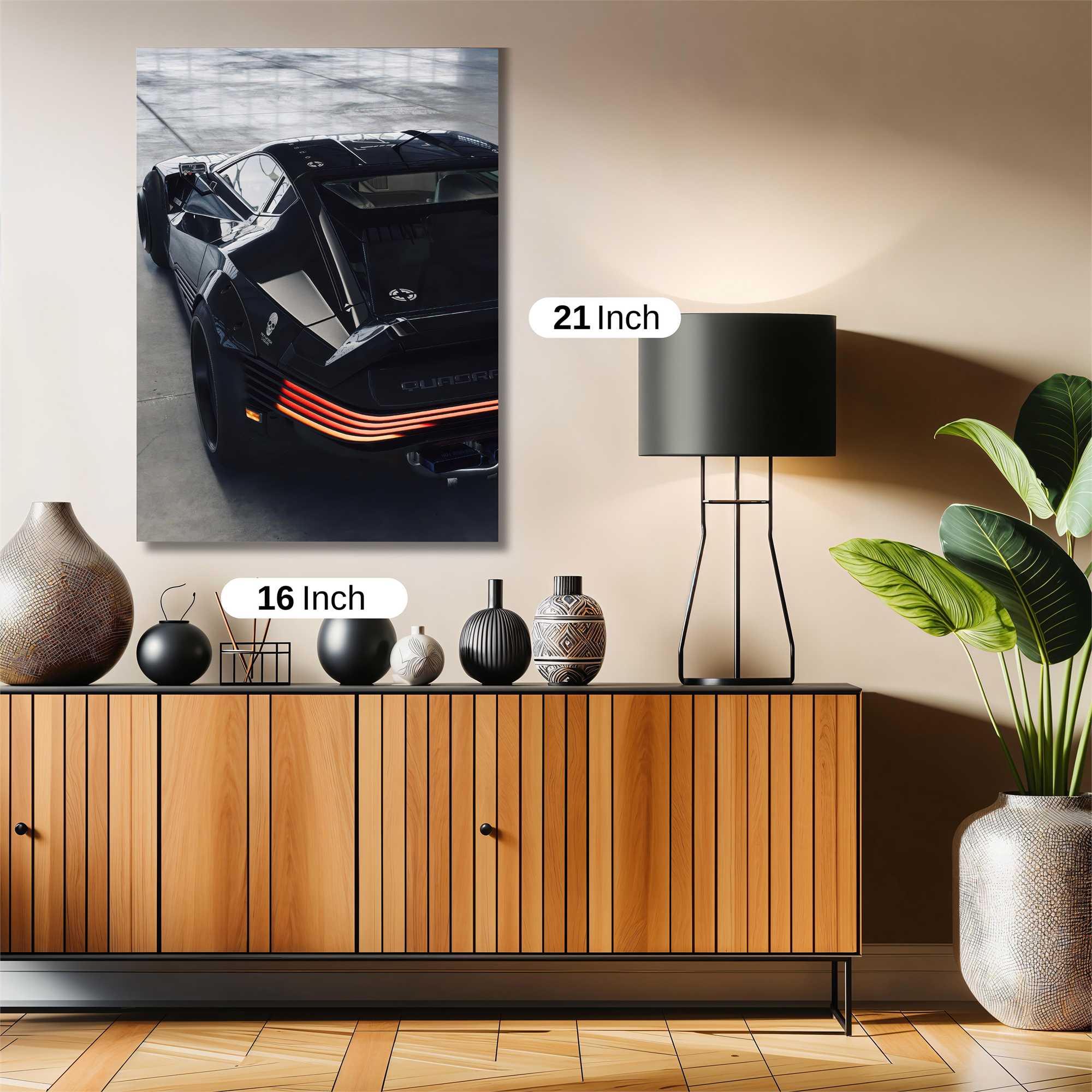 Retro Futurism Safe Wall Magnetic / M