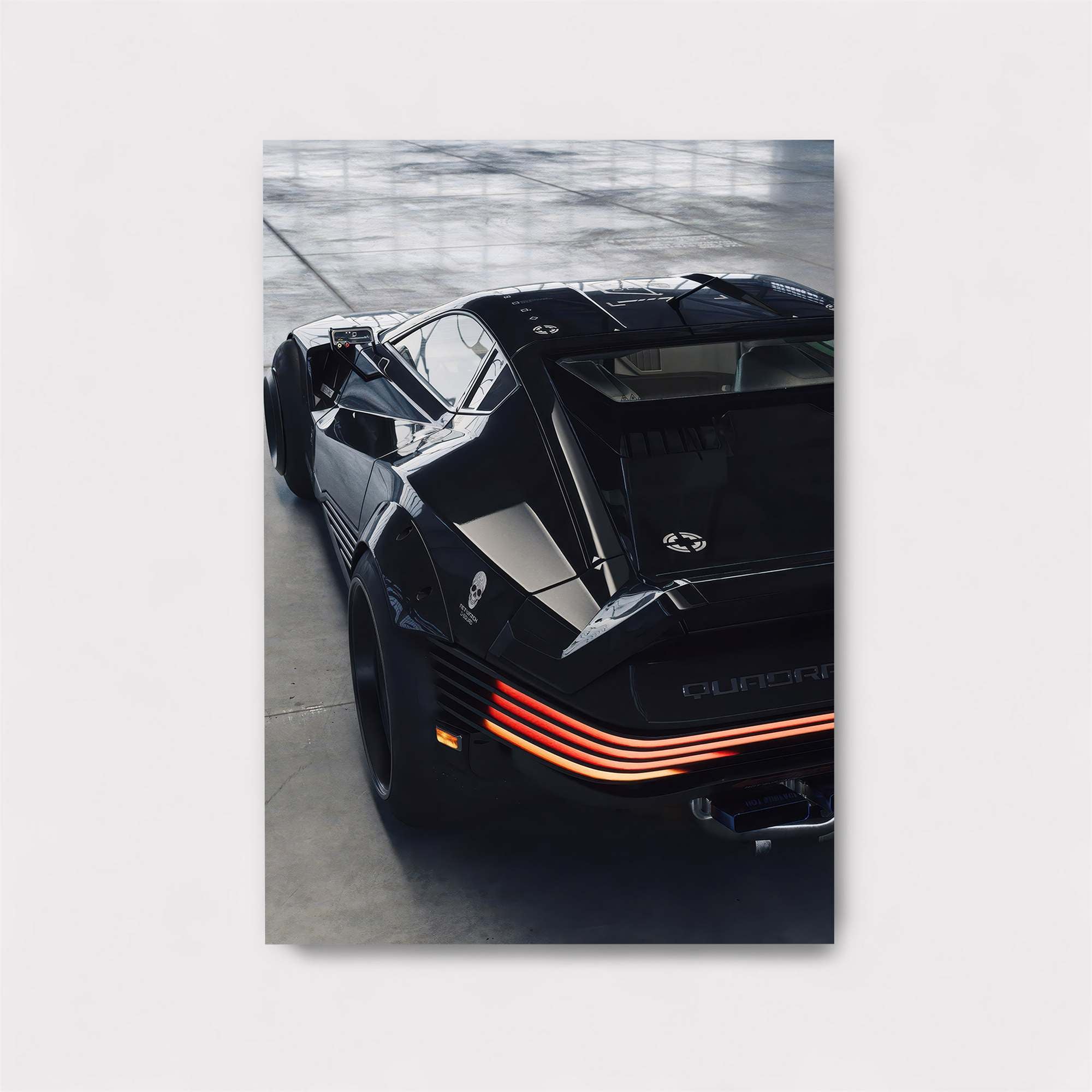 Retro Futurism Safe Wall Magnetic / M