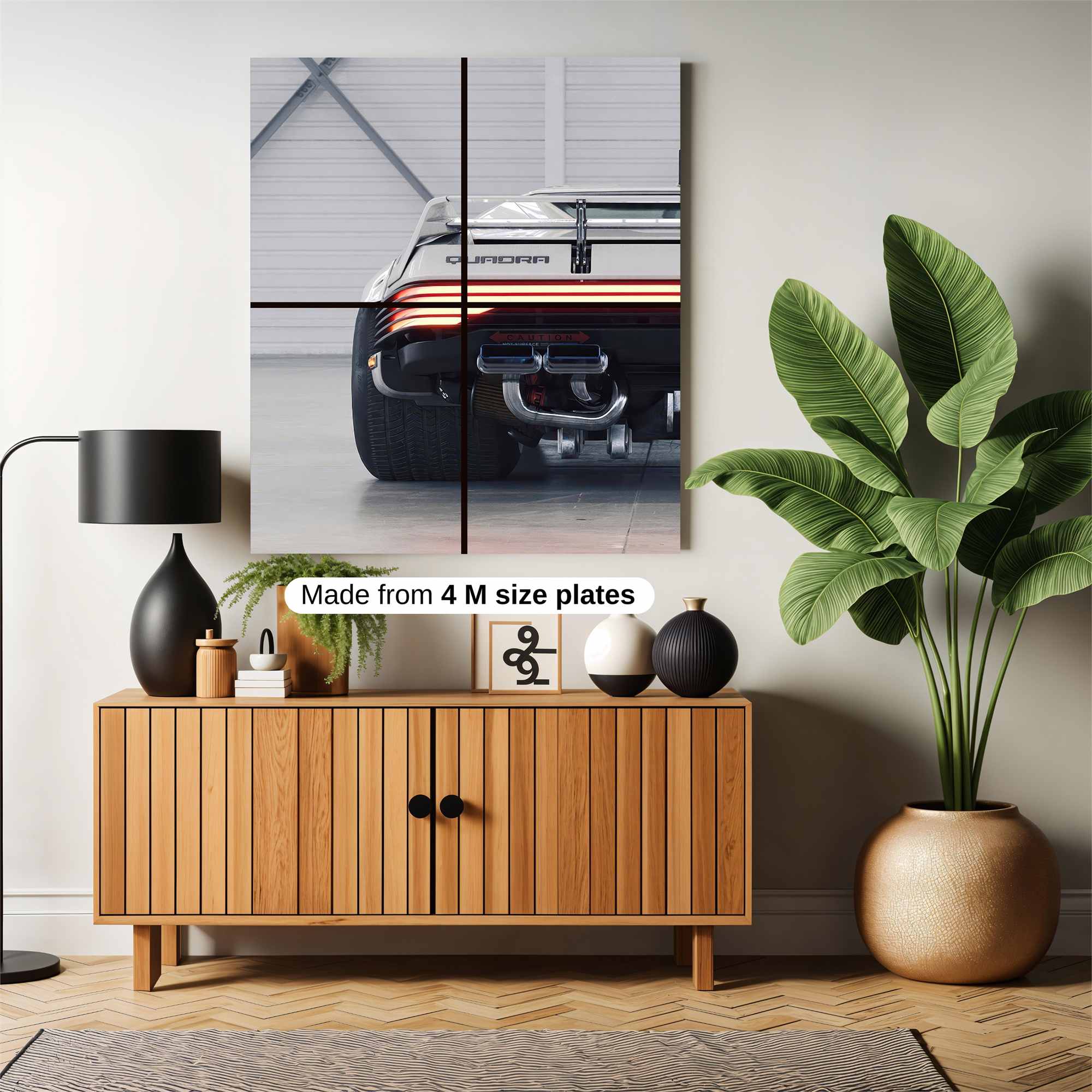 Retro Futurism Safe Wall Magnetic / M