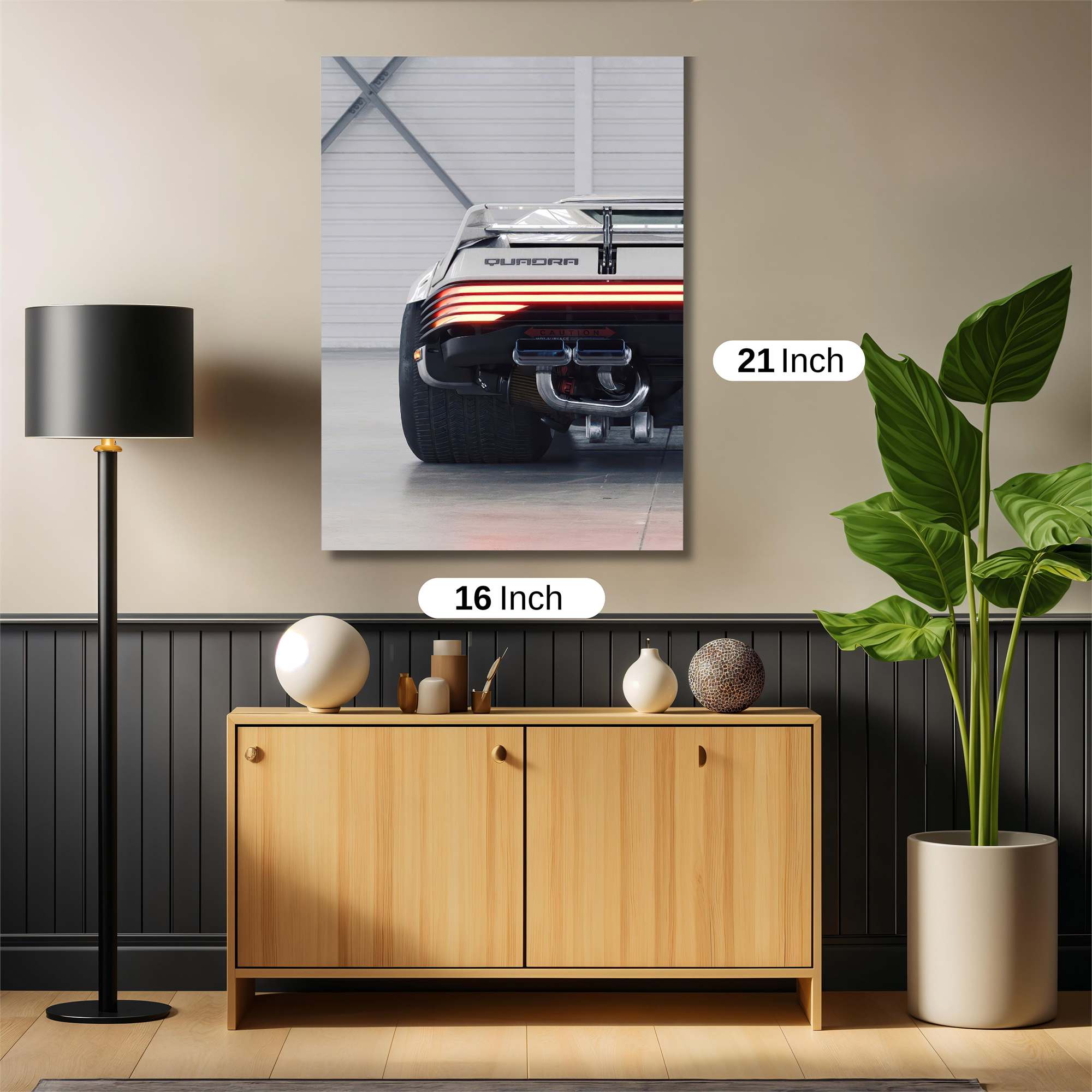 Retro Futurism Safe Wall Magnetic / M