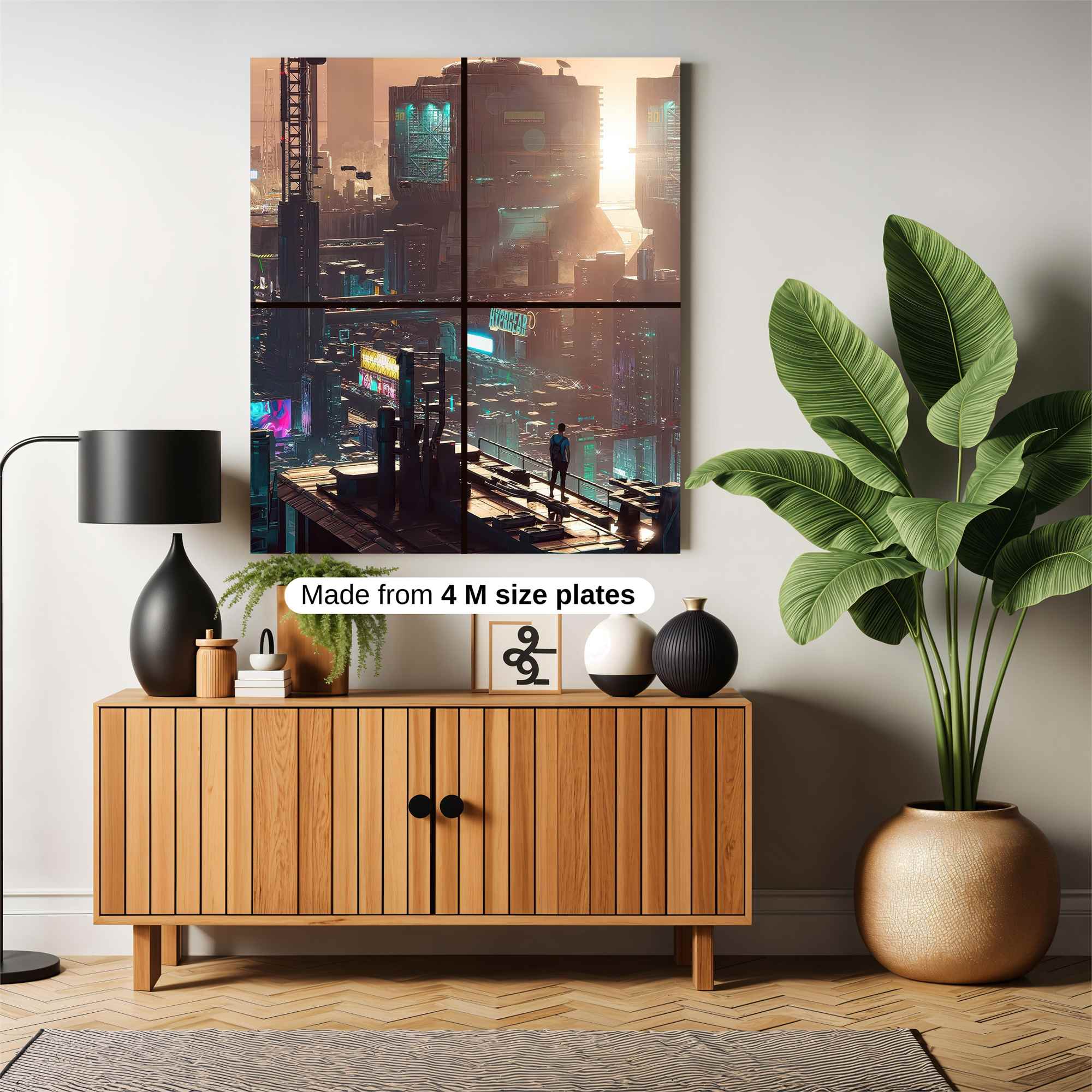 Urban Dystopia Safe Wall Magnetic / M