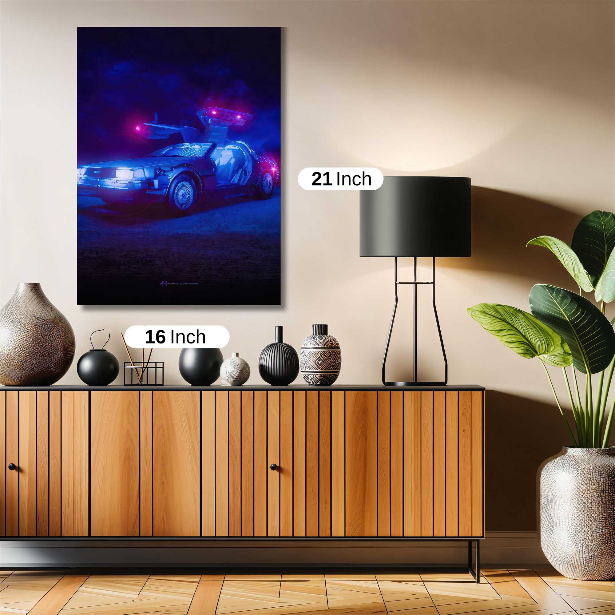 DeLorean Dreamscape Safe Wall Magnetic / M