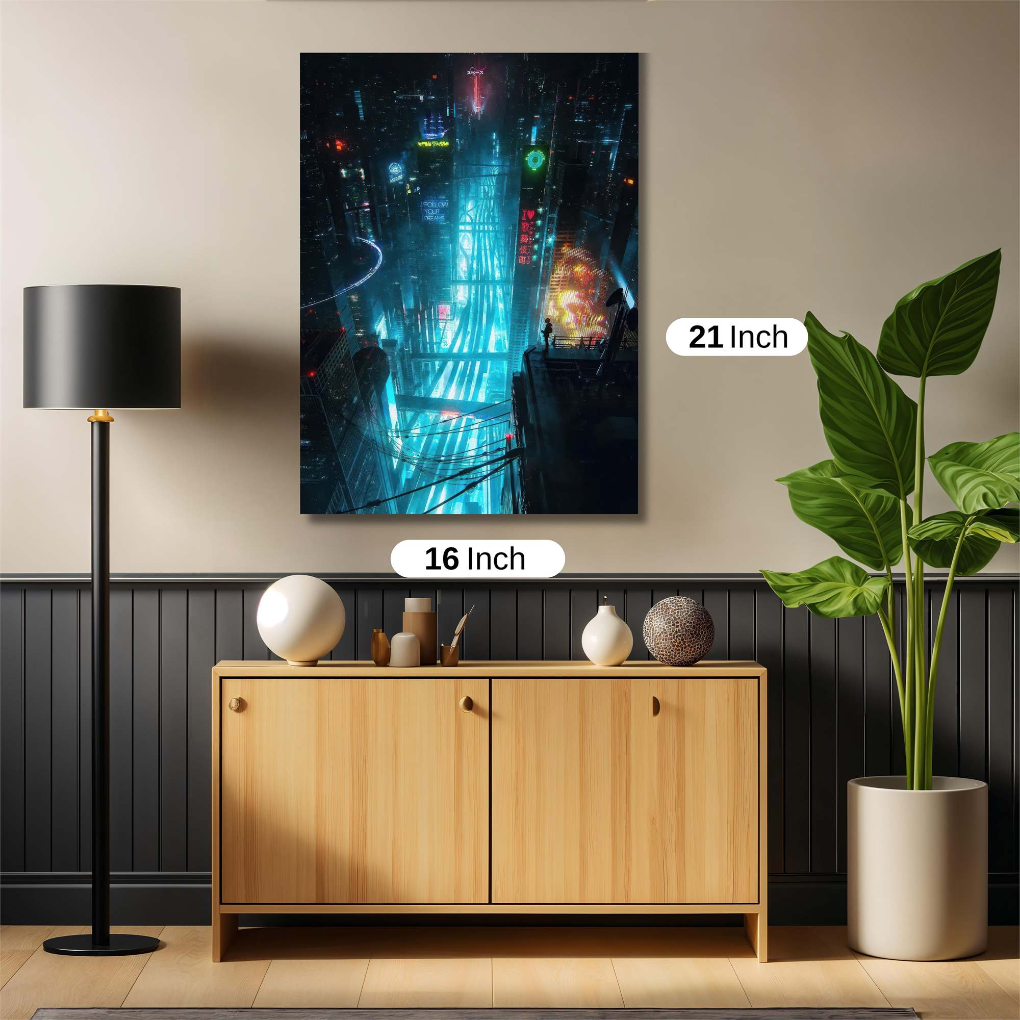 Neon Dreams Safe Wall Magnetic / M