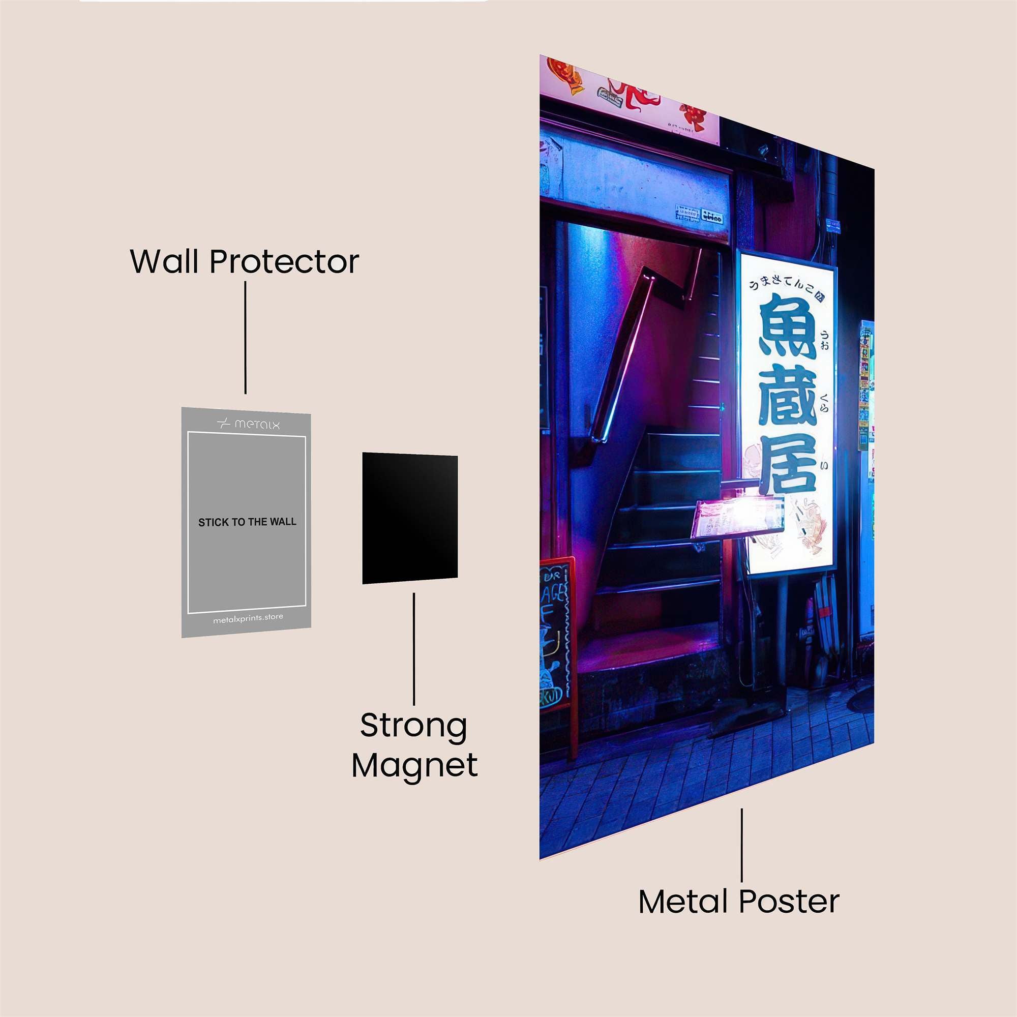 Cyber Warrior Safe Wall Magnetic / M