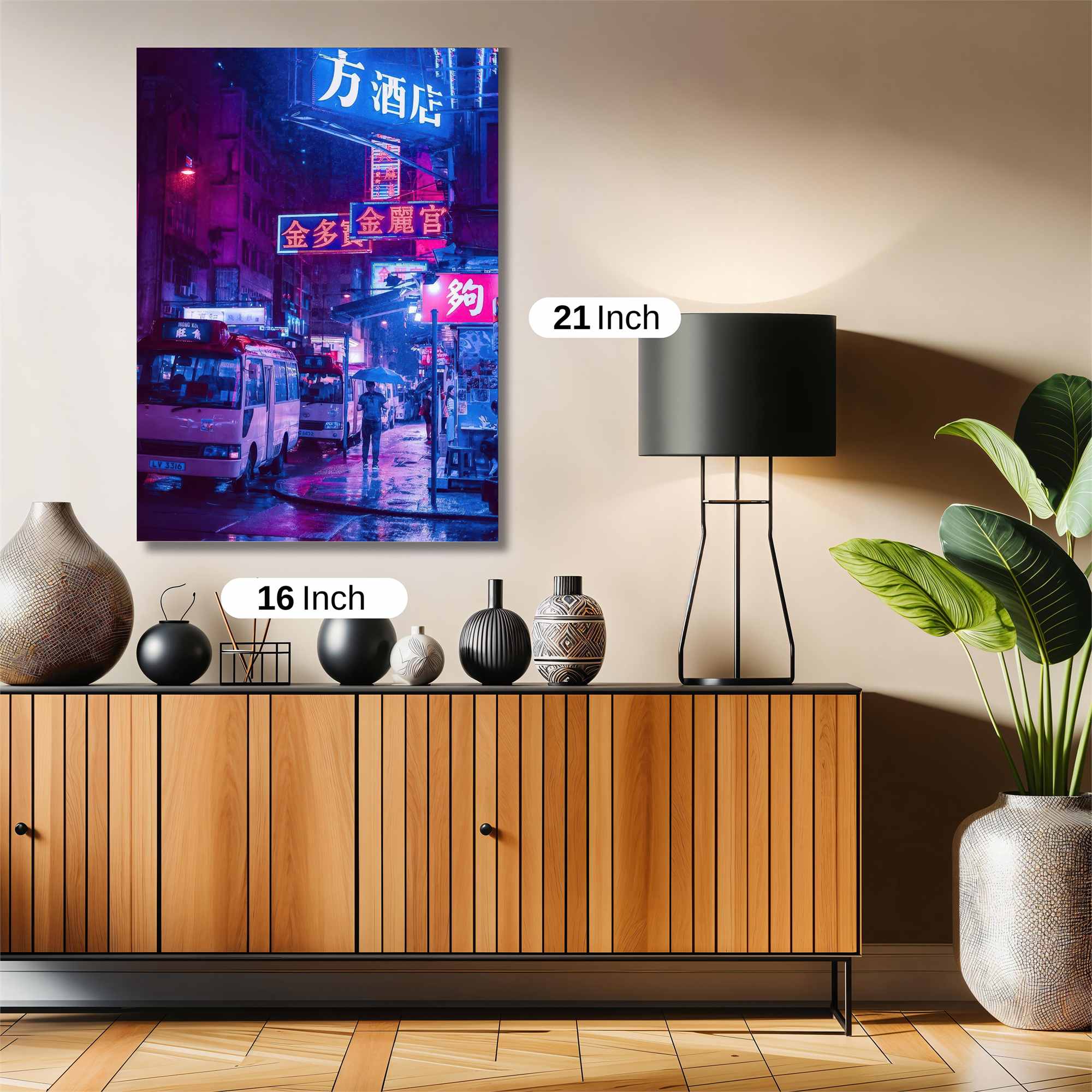 Neon Serenity Safe Wall Magnetic / M