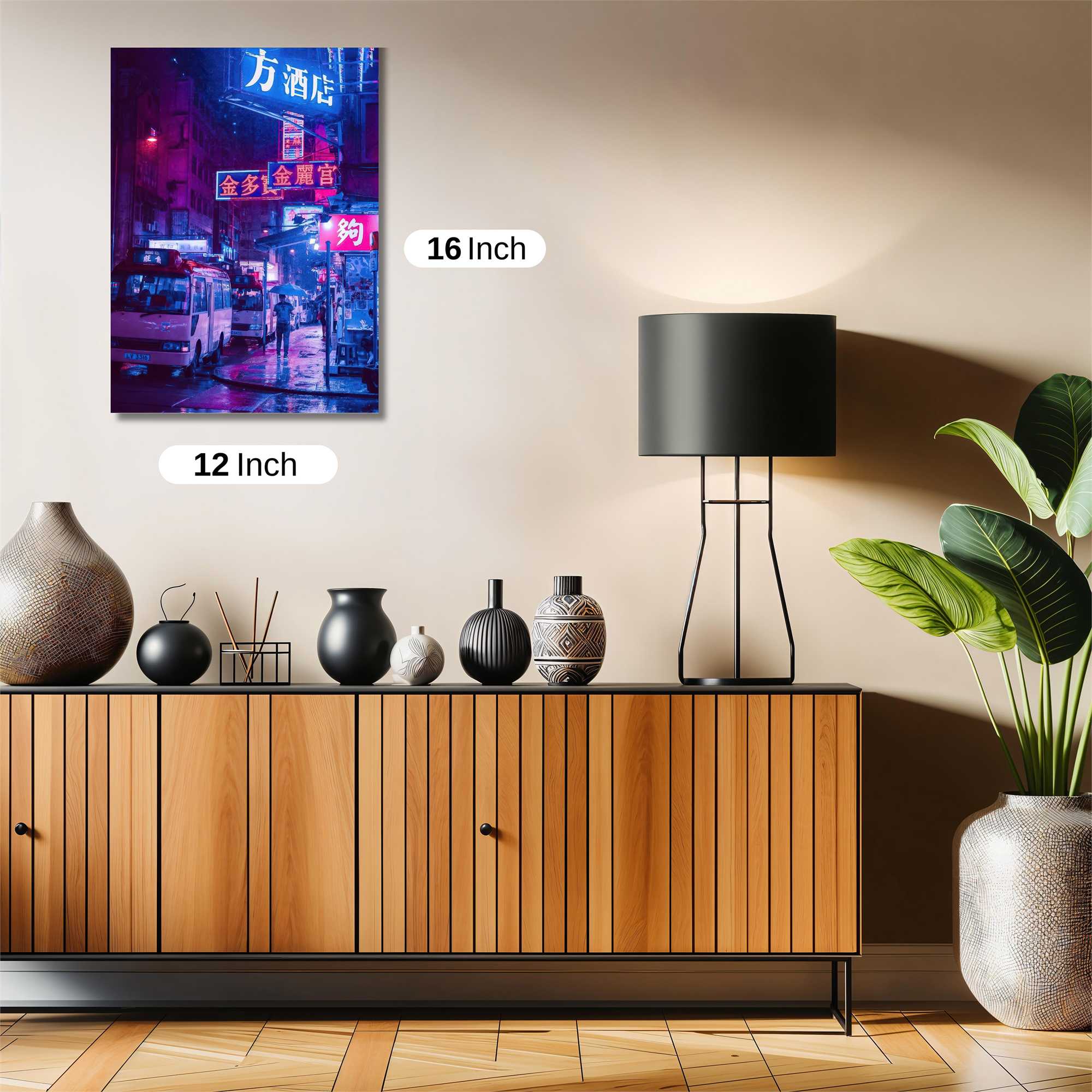 Neon Serenity Safe Wall Magnetic / M