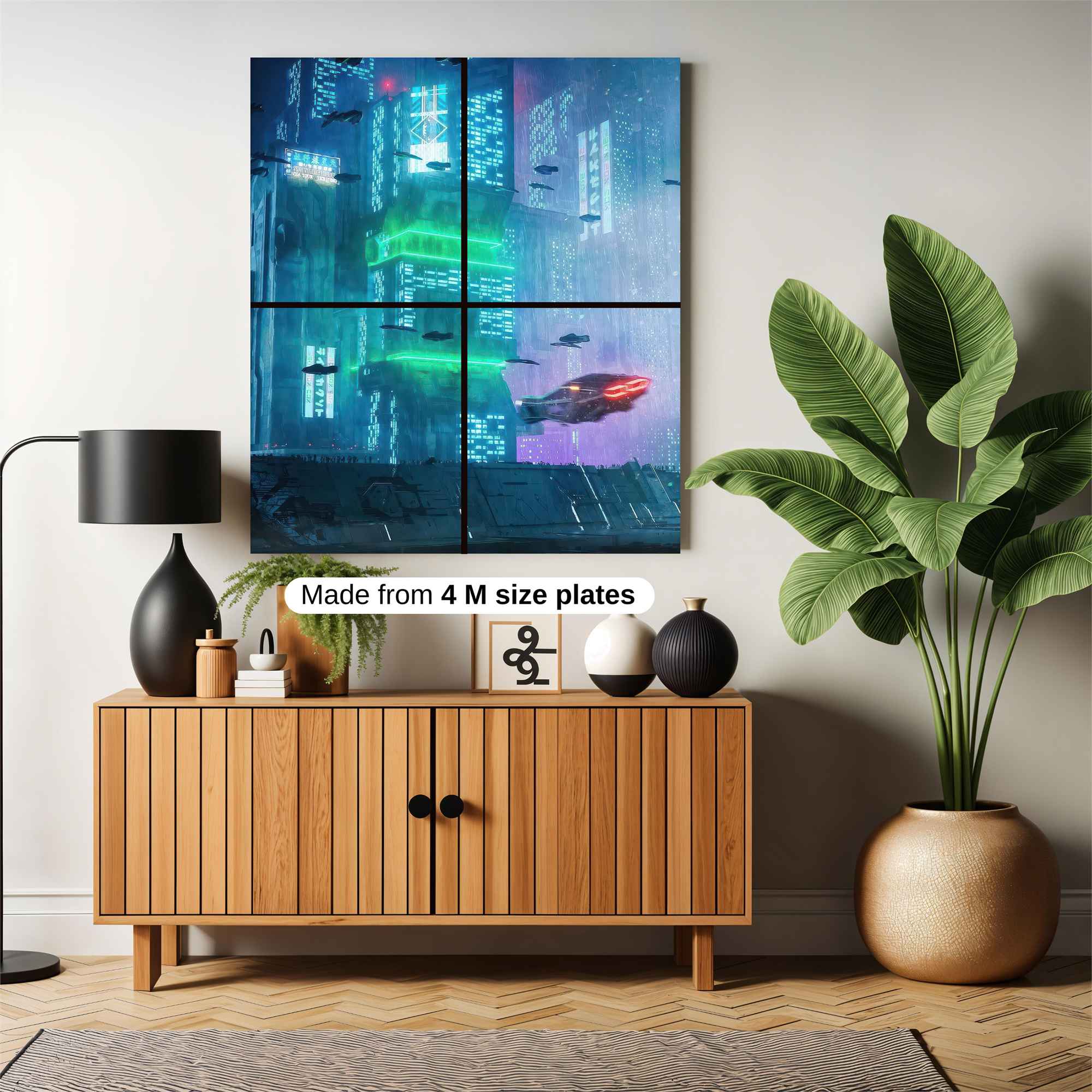 Neon Serenity Safe Wall Magnetic / M