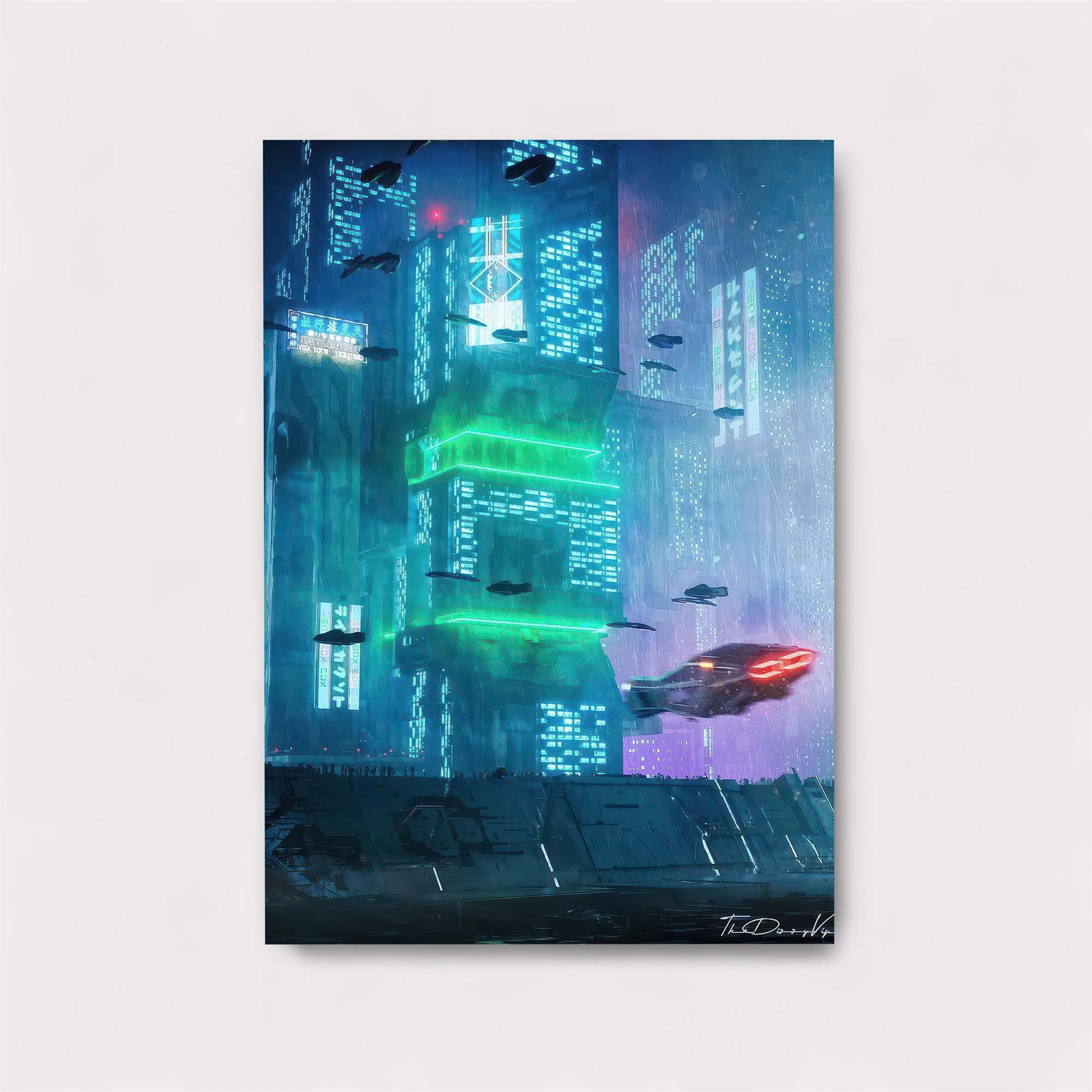 Neon Serenity Safe Wall Magnetic / M