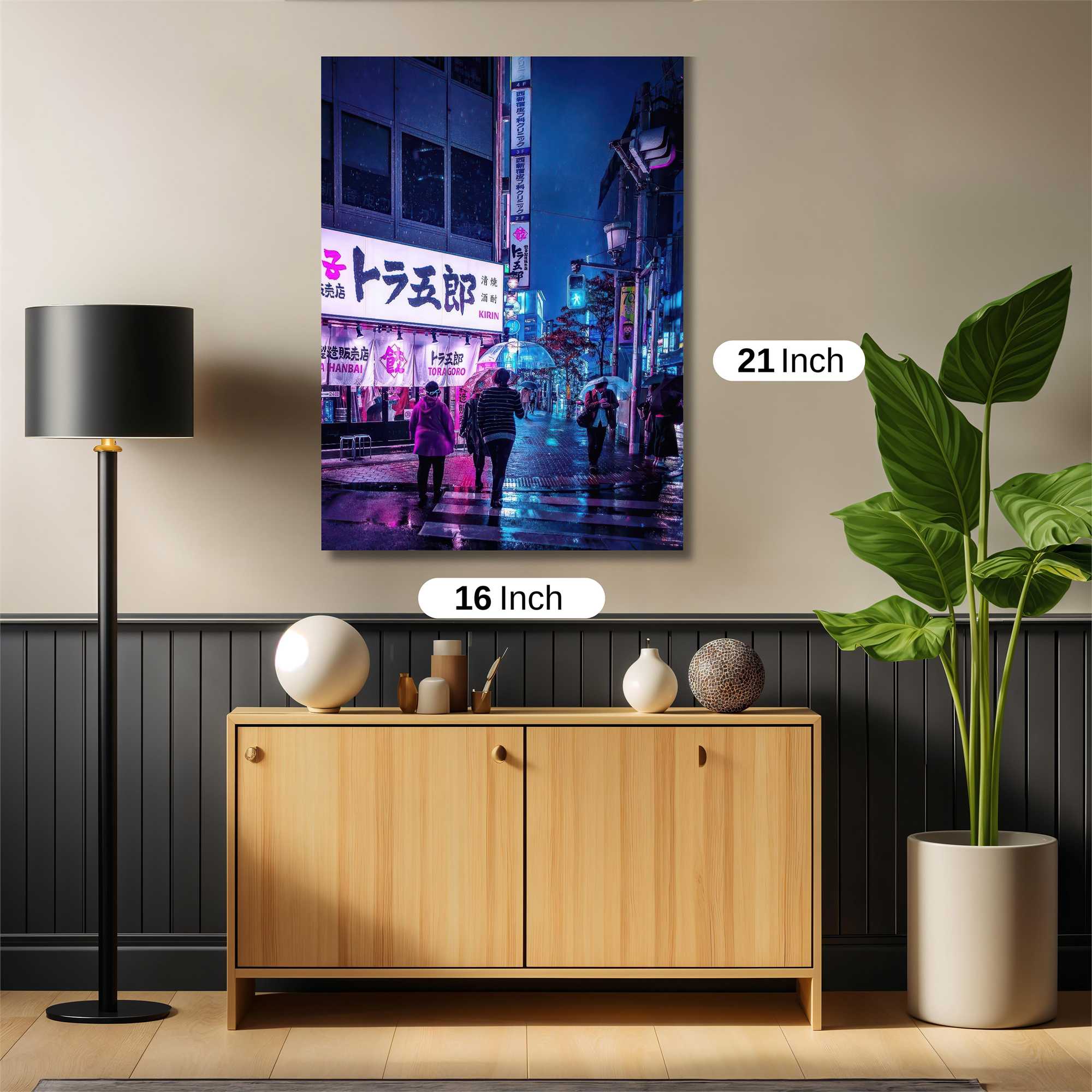 Neon Serenity Safe Wall Magnetic / M