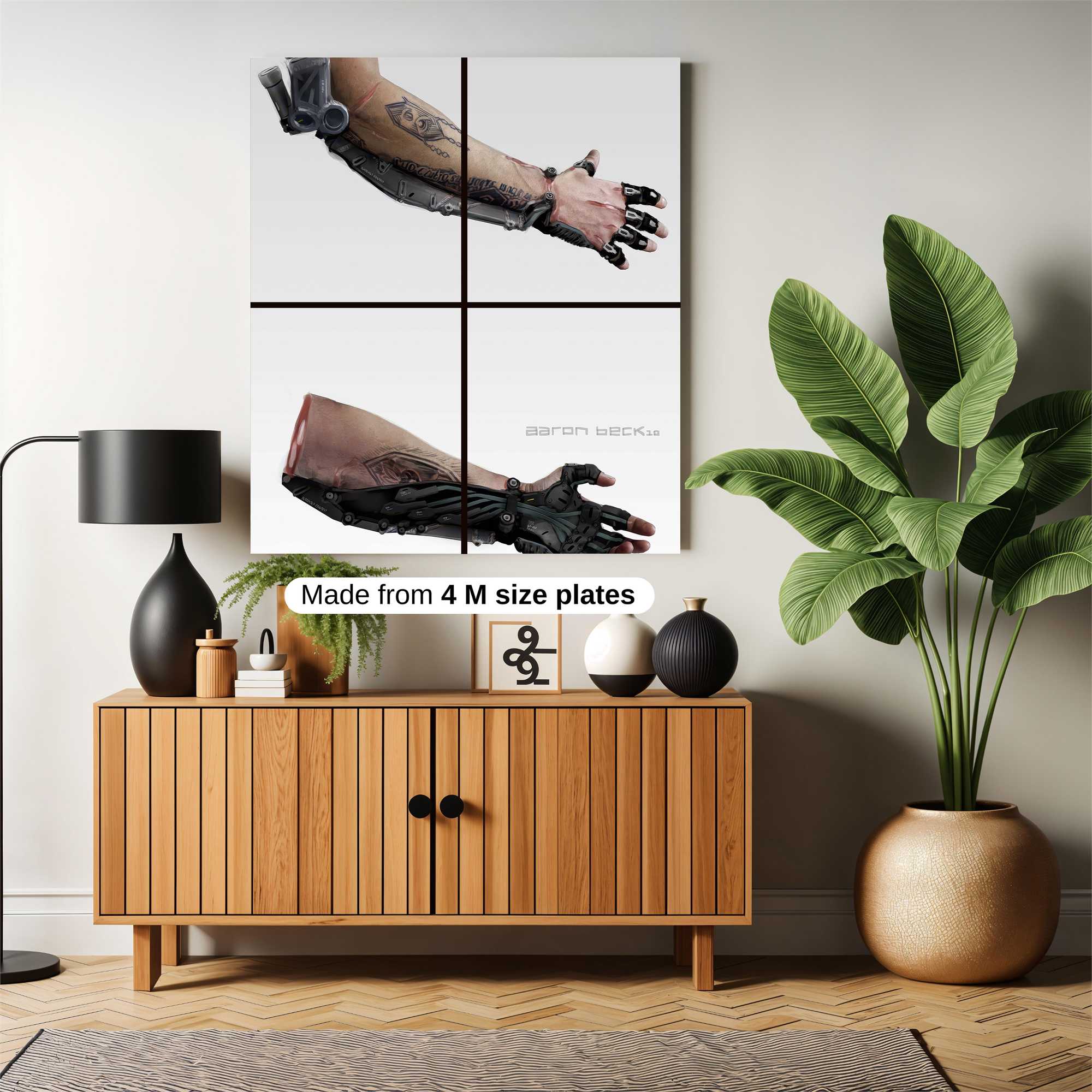 Cyborg Elegance Safe Wall Magnetic / M