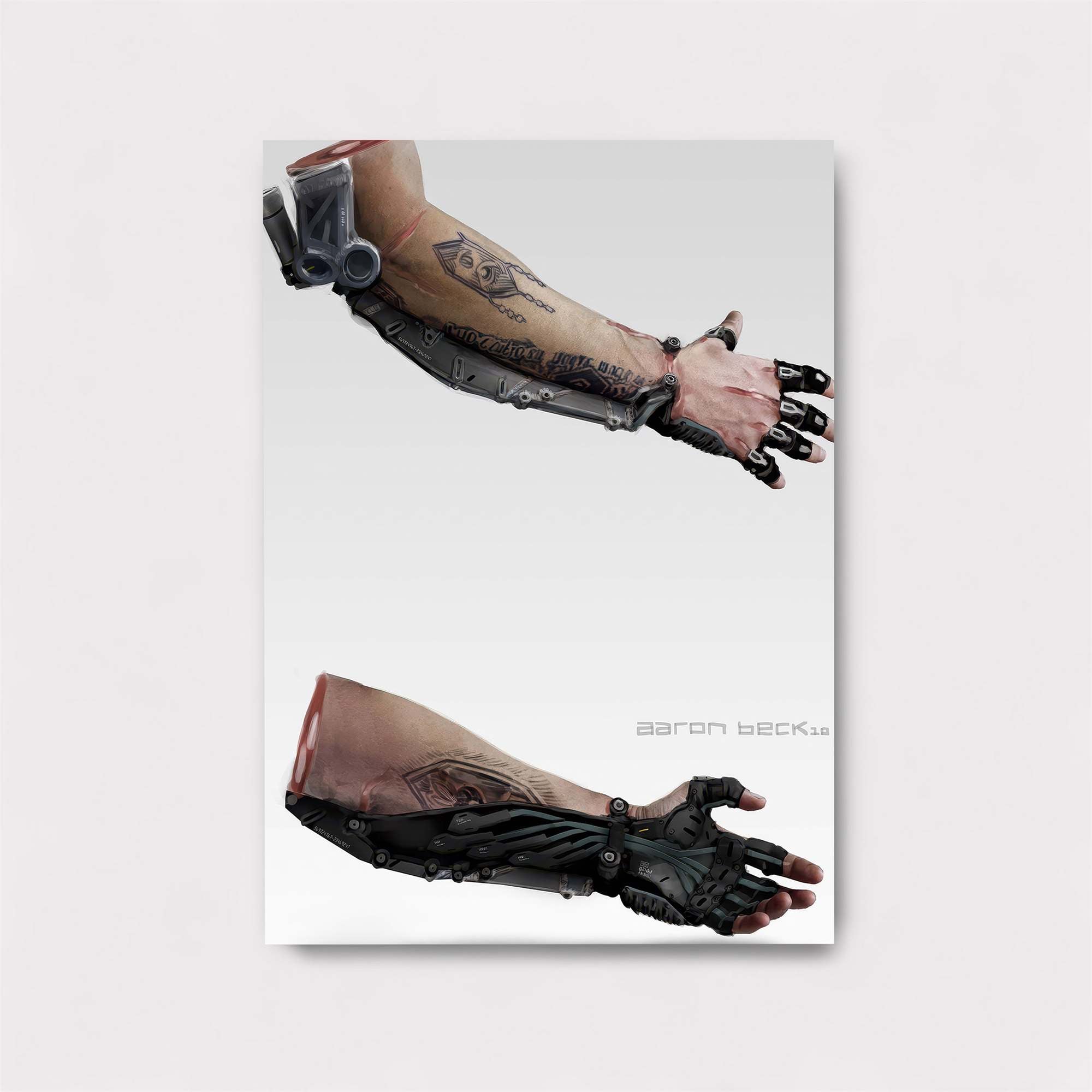 Cyborg Elegance Safe Wall Magnetic / M