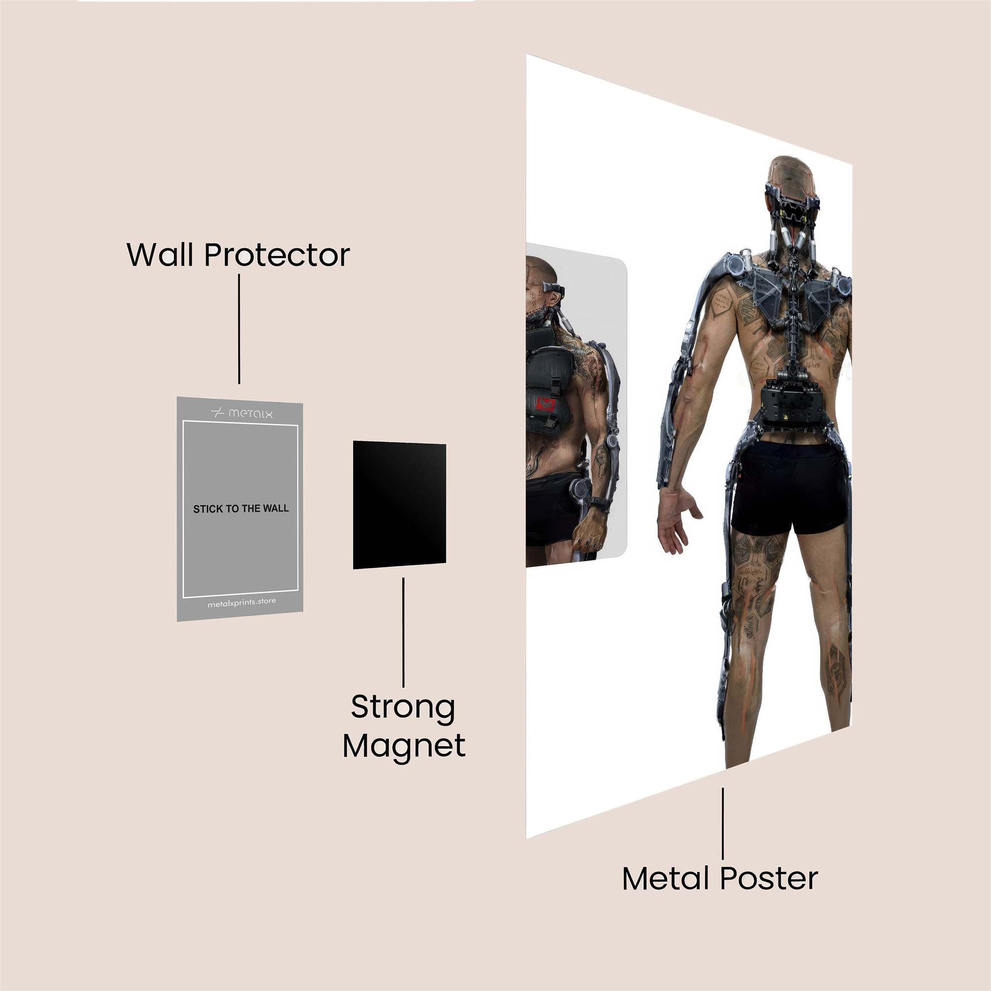 Cyborg Evolution Safe Wall Magnetic / M