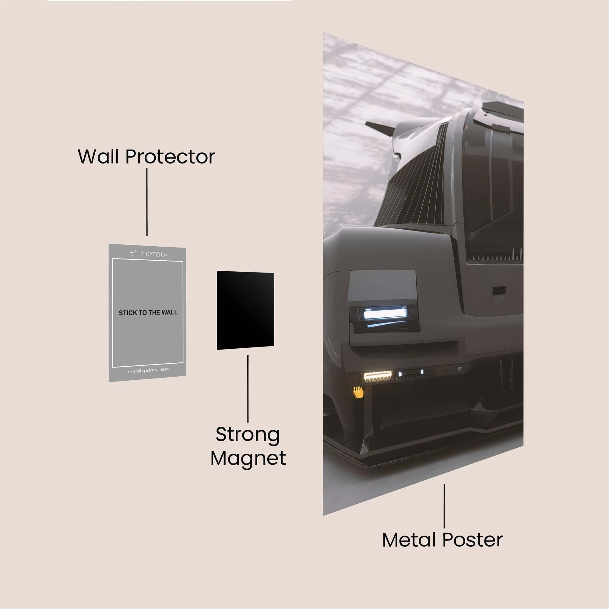 Lamborghini Allure Safe Wall Magnetic / M