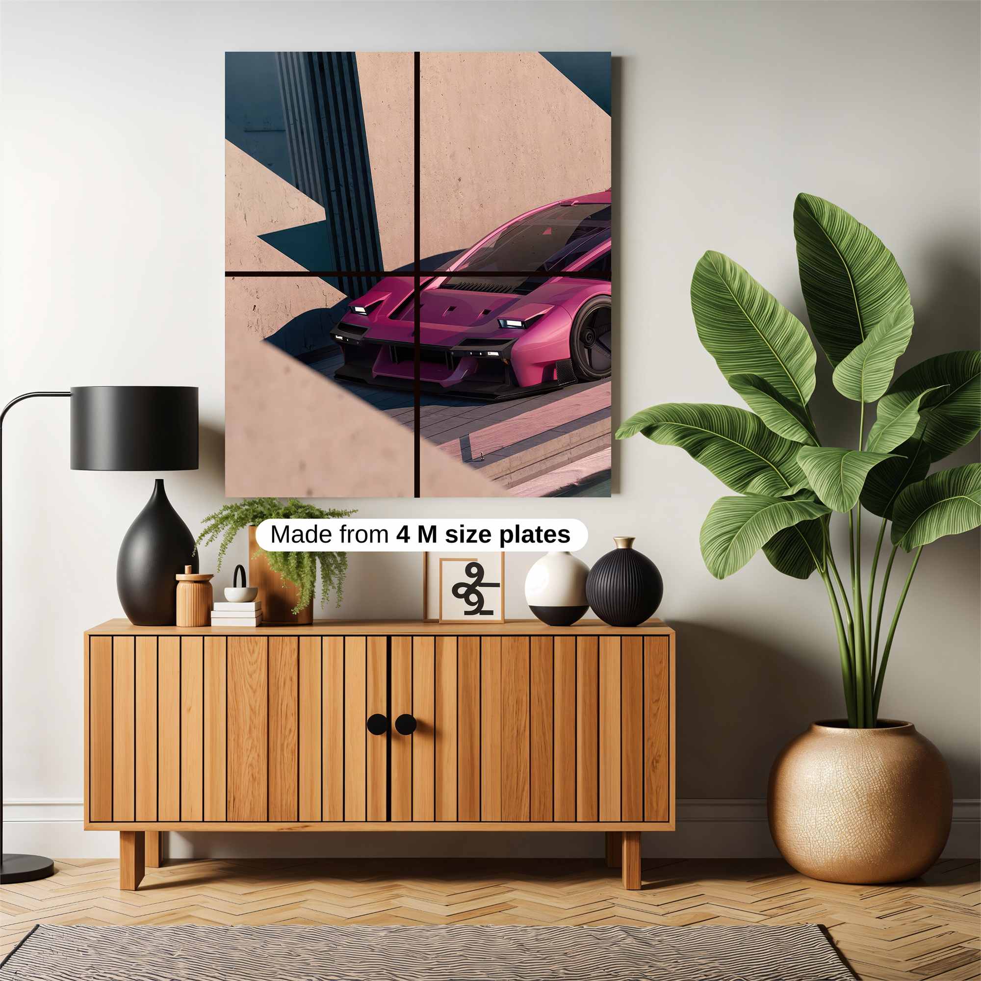 Futuristic Elegance Safe Wall Magnetic / M