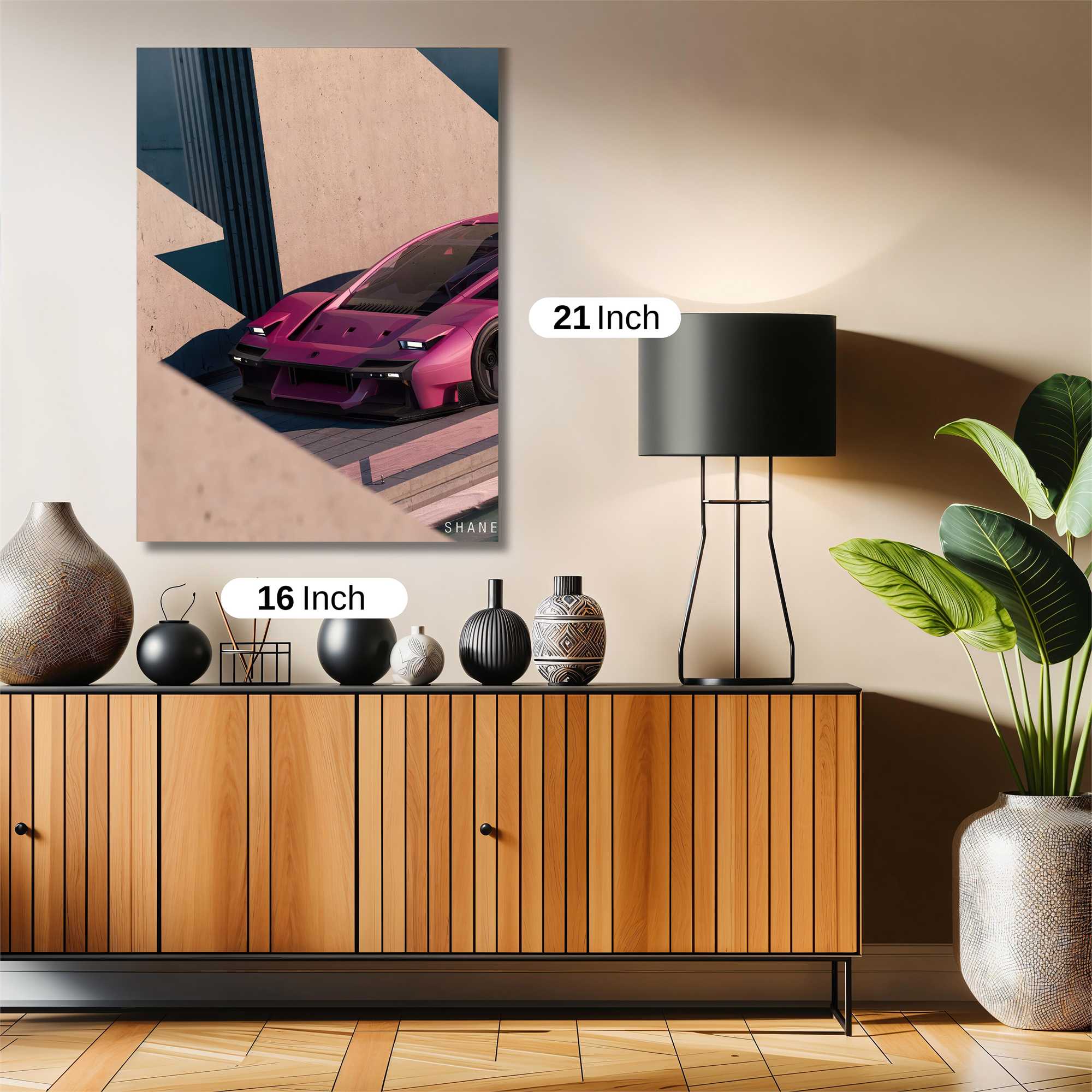 Futuristic Elegance Safe Wall Magnetic / M