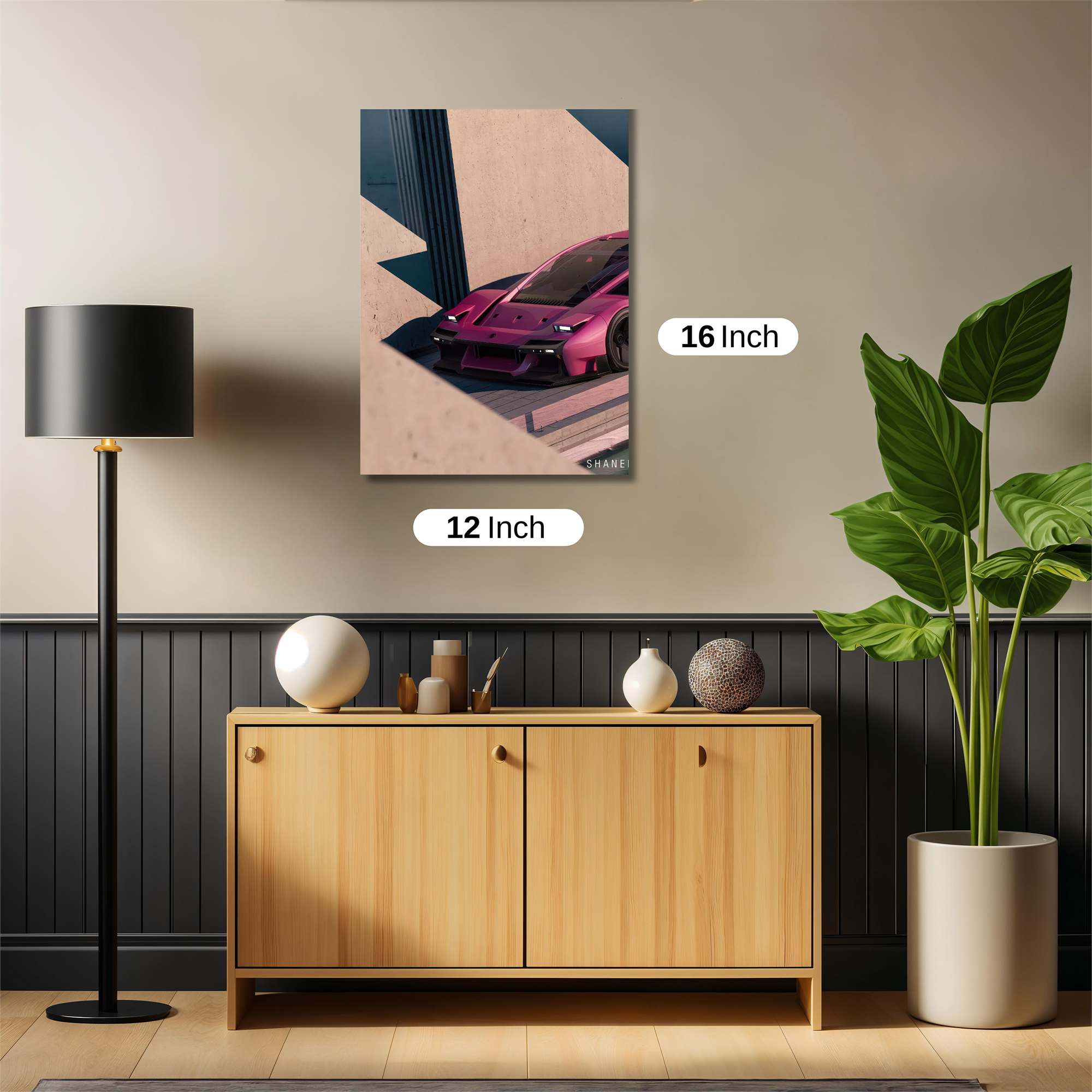 Futuristic Elegance Safe Wall Magnetic / M