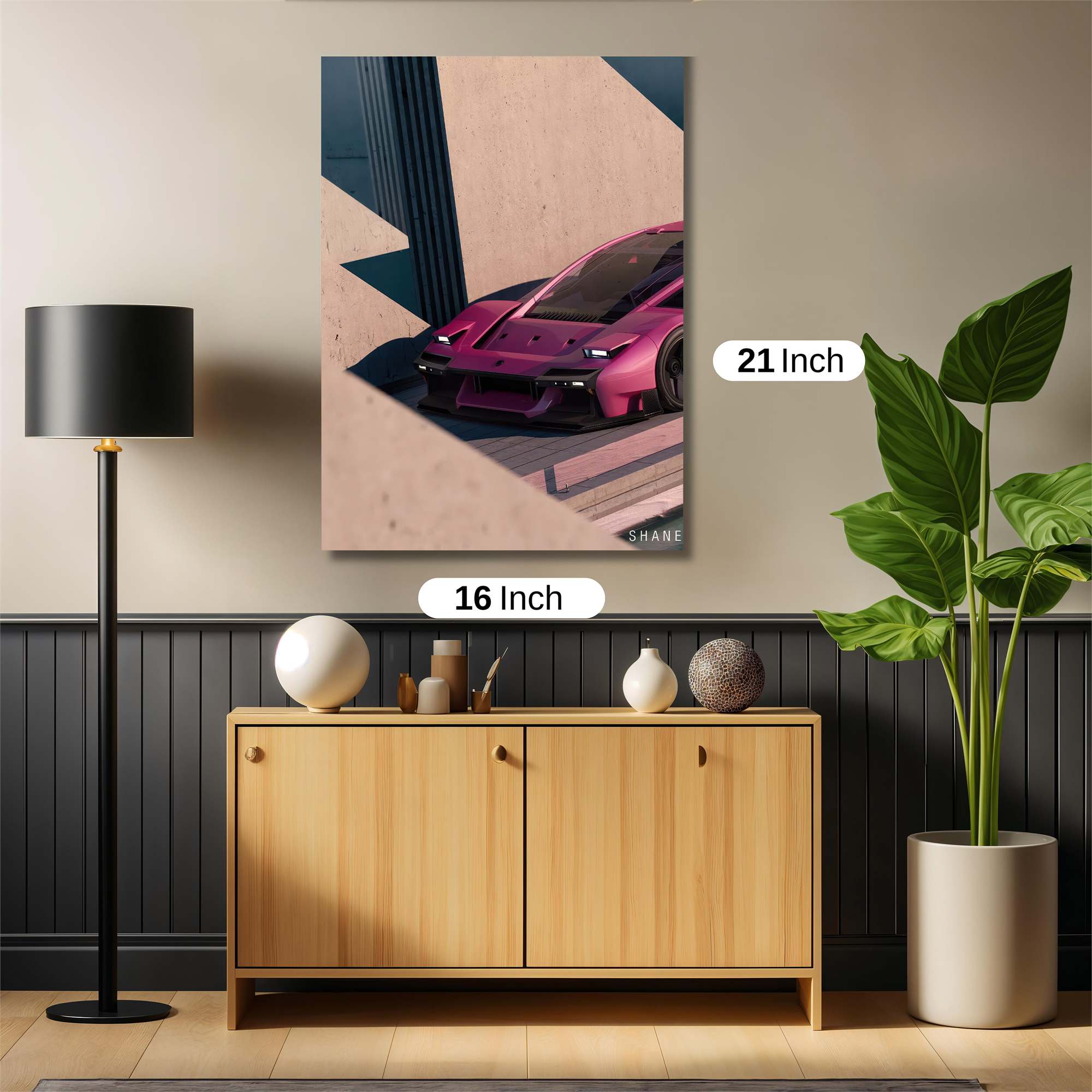 Futuristic Elegance Safe Wall Magnetic / M