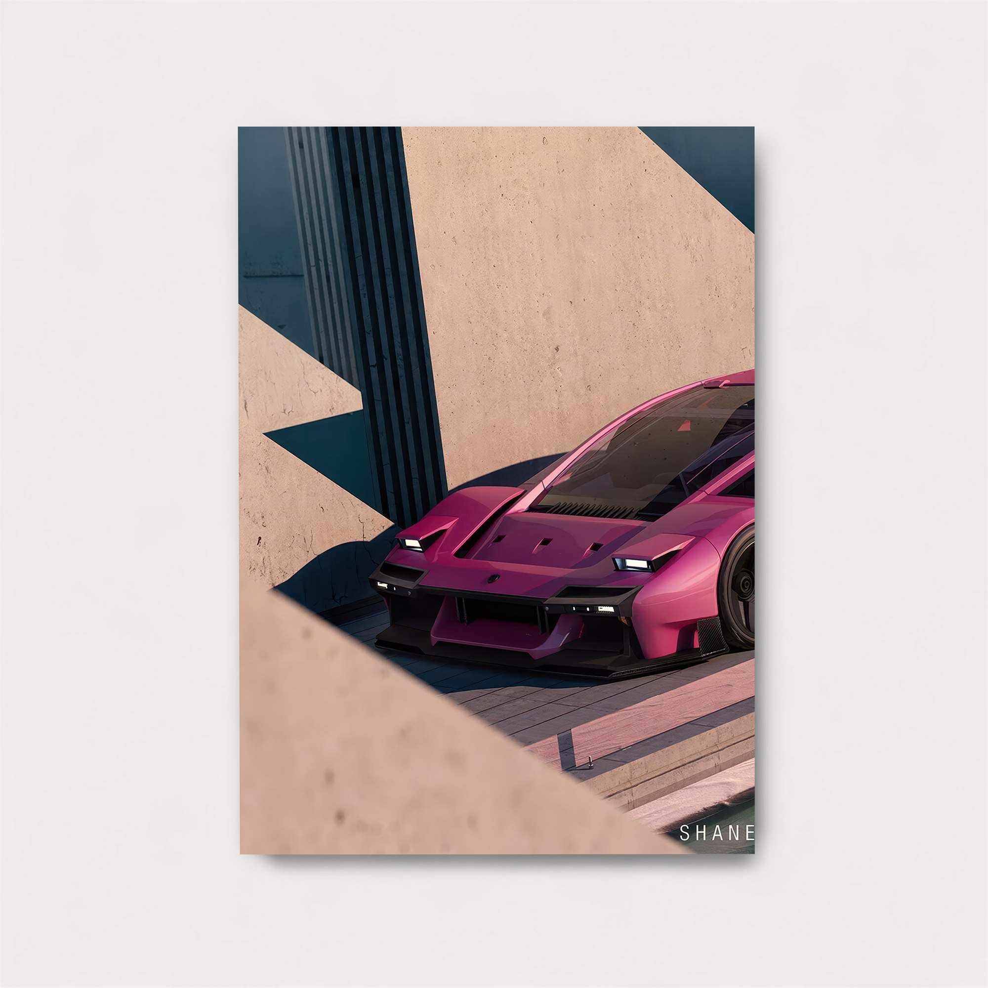 Futuristic Elegance Safe Wall Magnetic / M