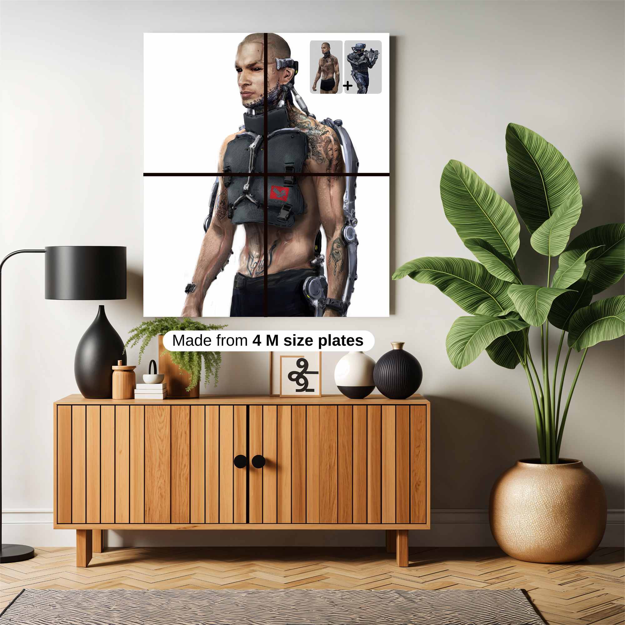 Cyborg Ascendancy Safe Wall Magnetic / M