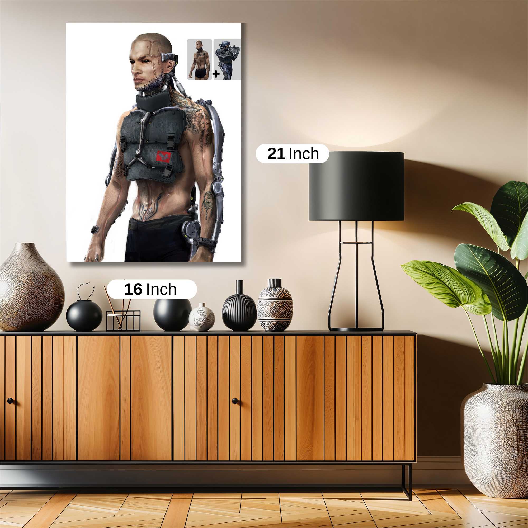 Cyborg Ascendancy Safe Wall Magnetic / M