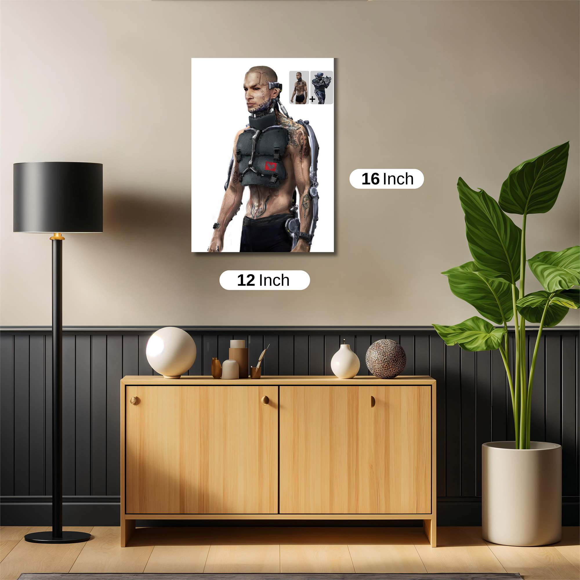 Cyborg Ascendancy Safe Wall Magnetic / M