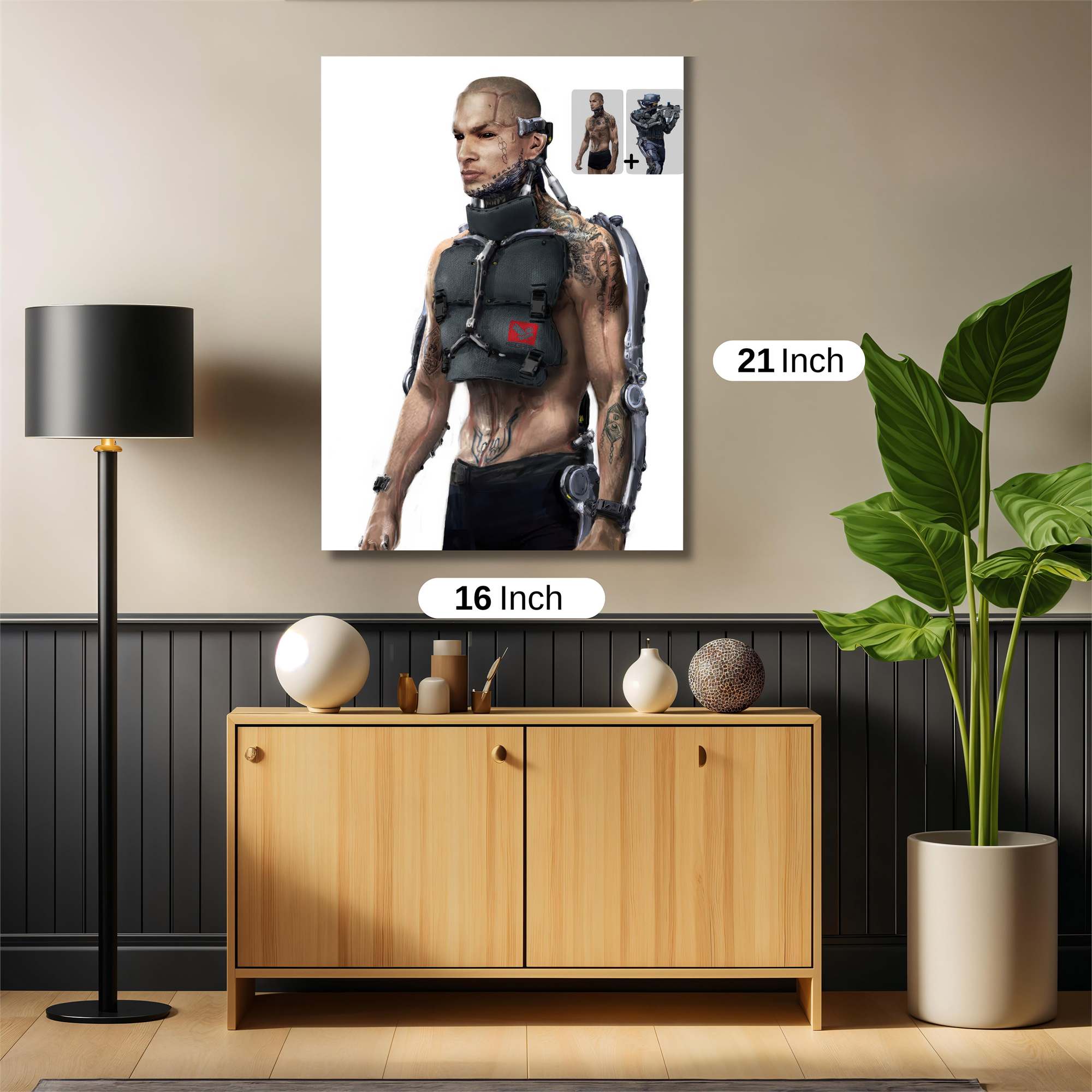 Cyborg Ascendancy Safe Wall Magnetic / M