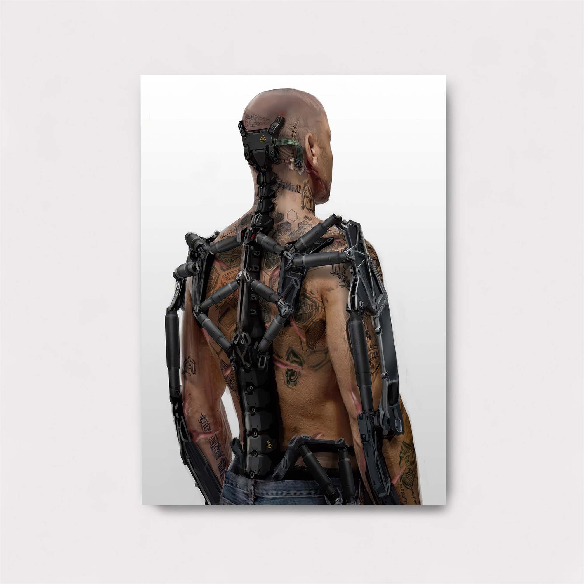 Cyborg Aesthetic Safe Wall Magnetic / M