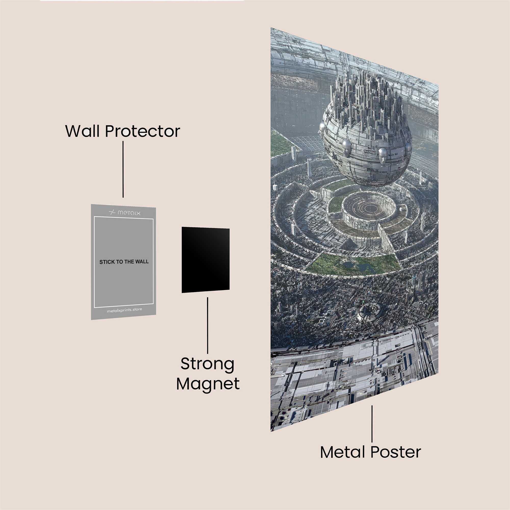 Orbital Enigma Safe Wall Magnetic / M